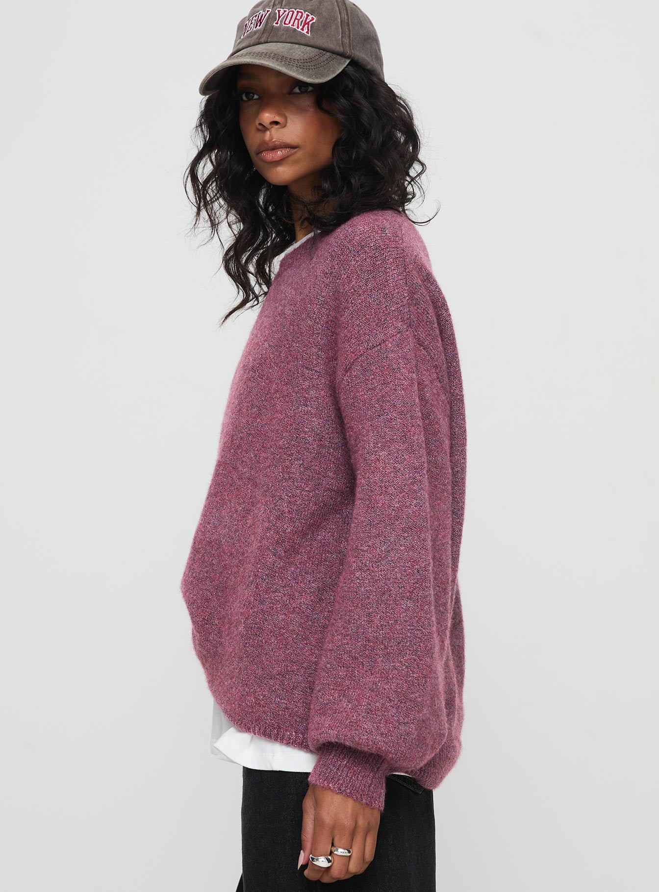 Ryanna Sweater Burgundy-Vipp Girl