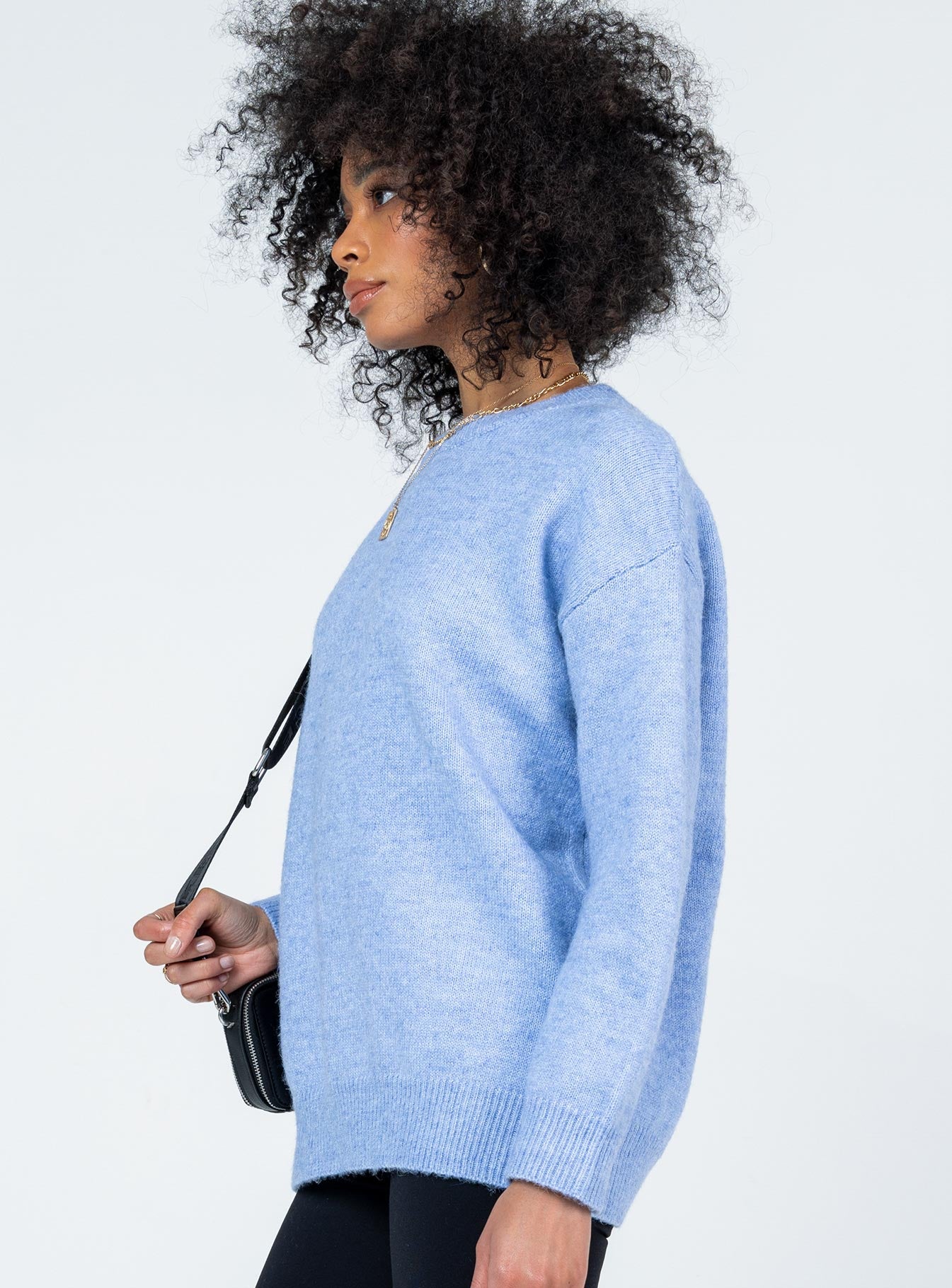 Kelsea Oversized Sweater Blue-Vipp Girl