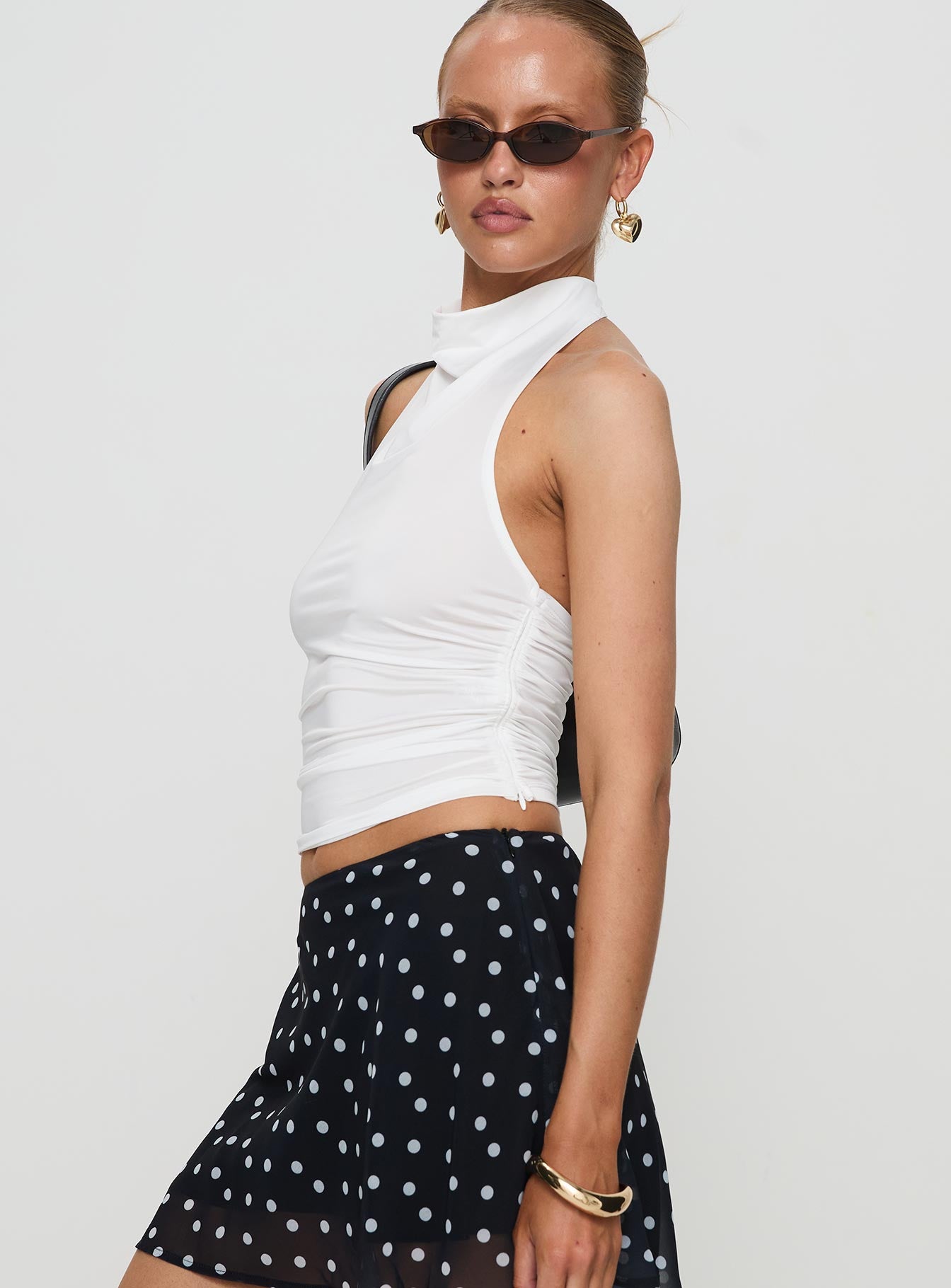 Giggle Top White-Vipp Girl