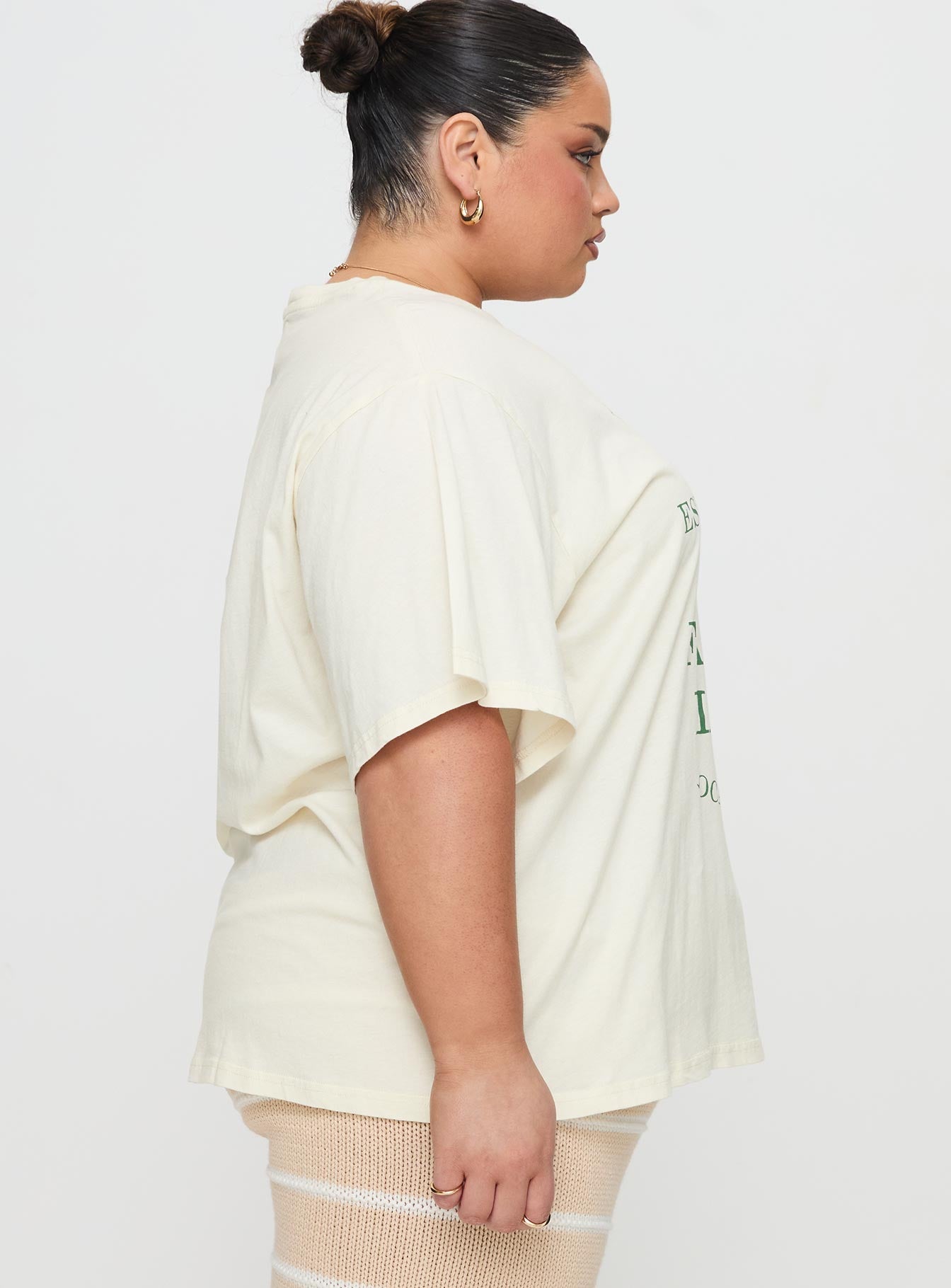 Local Produce Tee Cream Curve-Vipp Girl