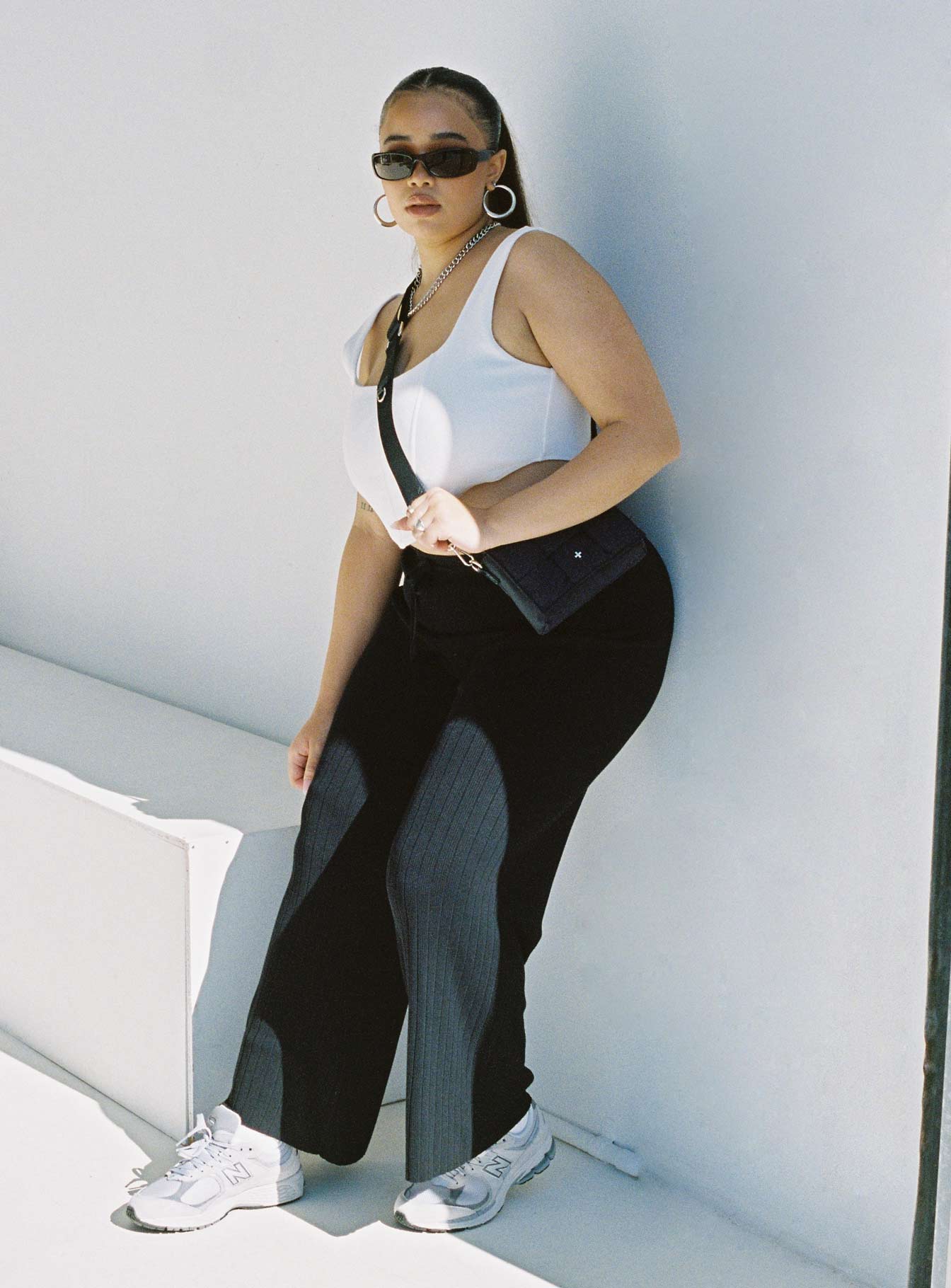 Majid Pants Black Curve-Vipp Girl