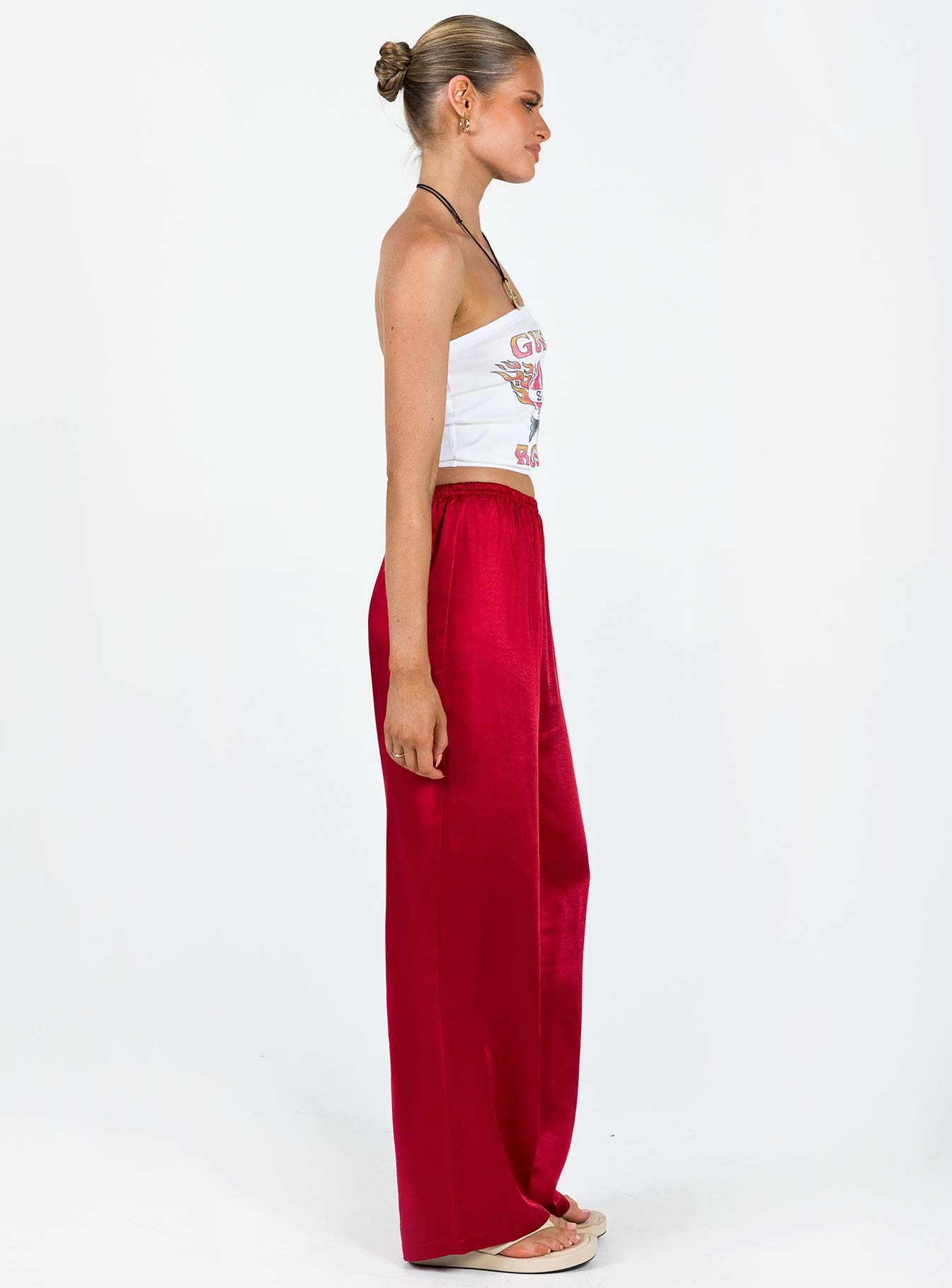 Nixie Pants Red-Vipp Girl
