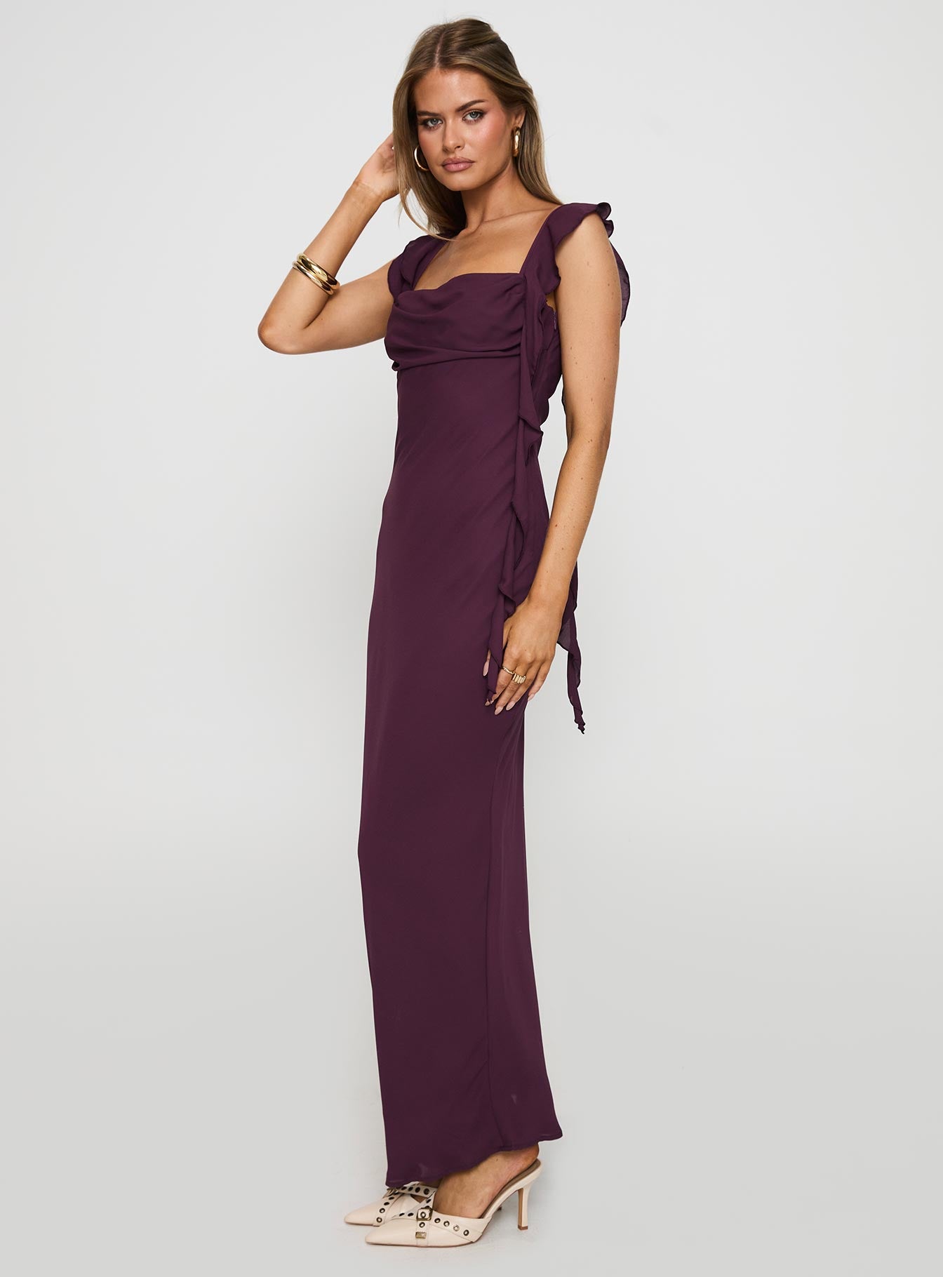 Lanai Maxi Dress Plum-Vipp Girl