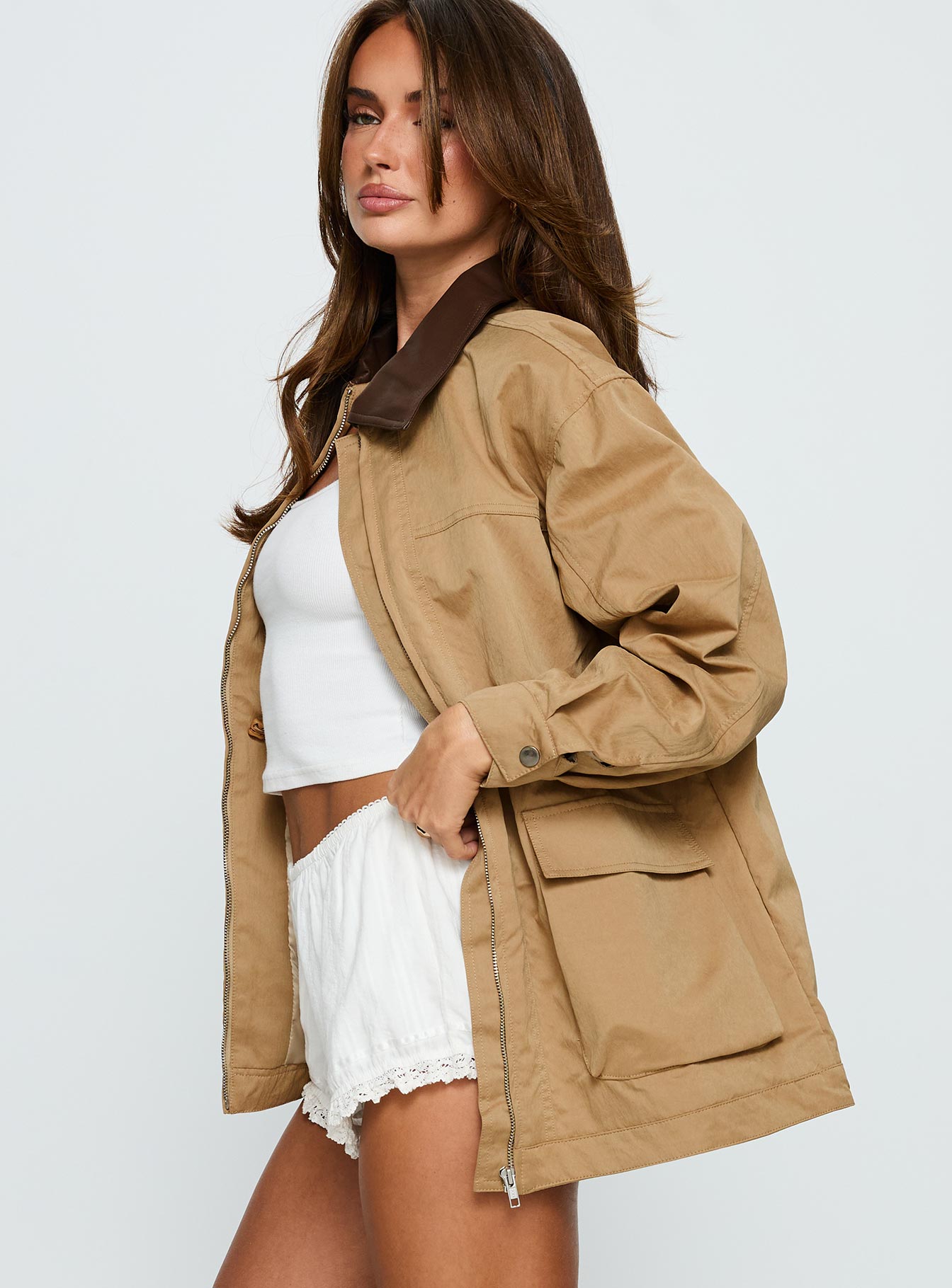 Philette Oversized Jacket Camel-Vipp Girl