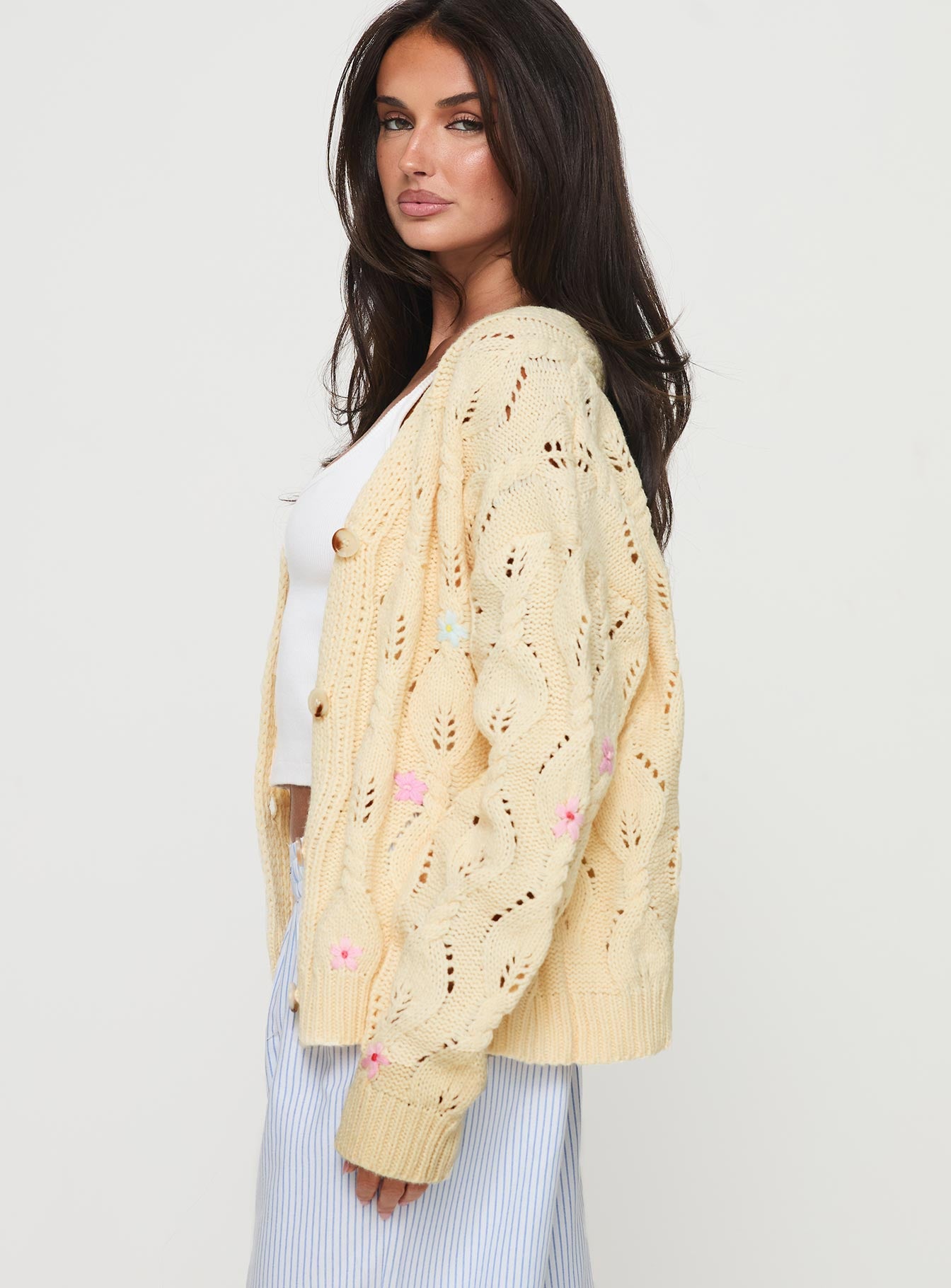 Daffodil Cardigan Cream-Vipp Girl