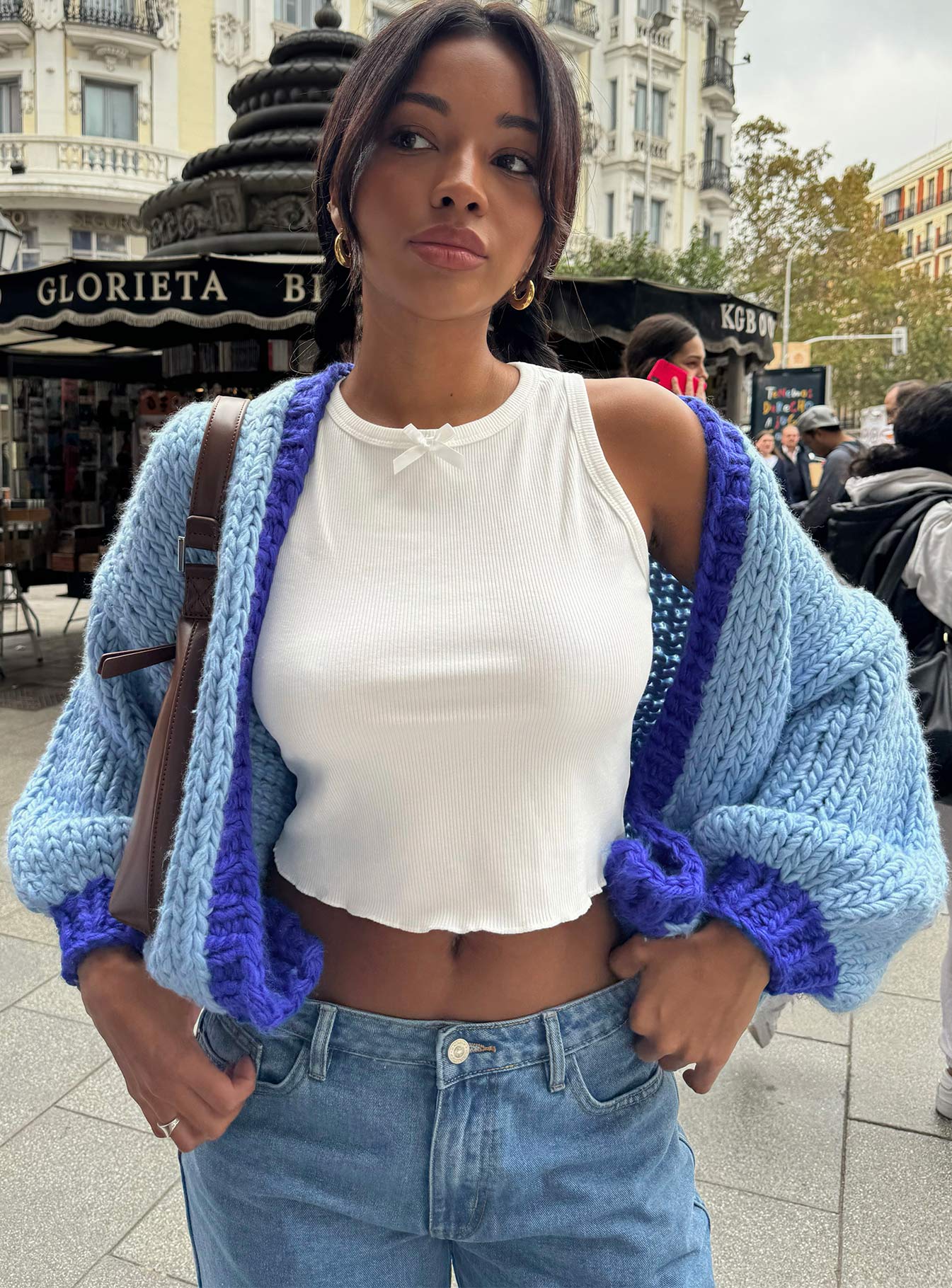 Lester Knit Cardigan Blue-Vipp Girl