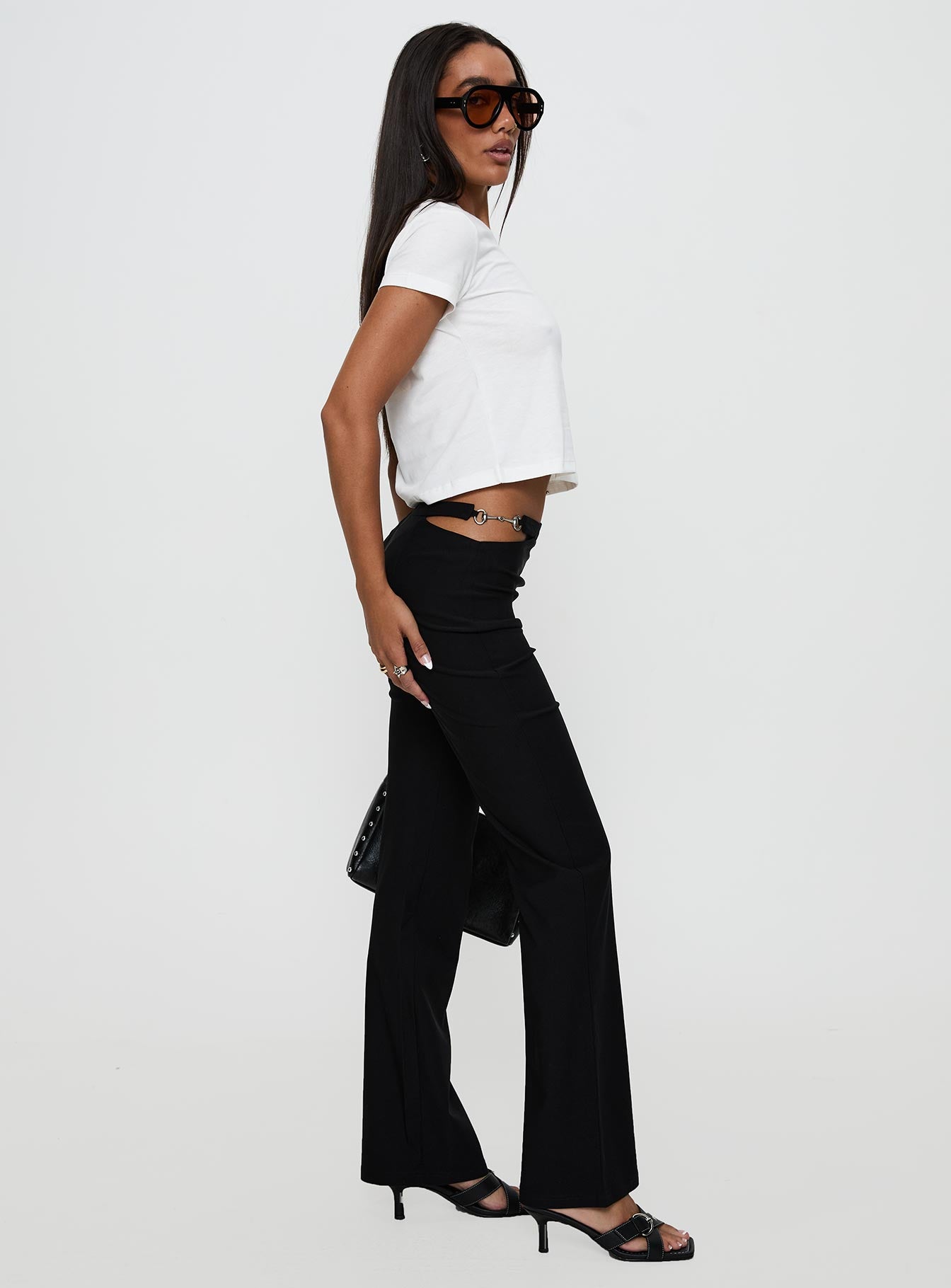 Eyes On You Flare Pants Black-Vipp Girl