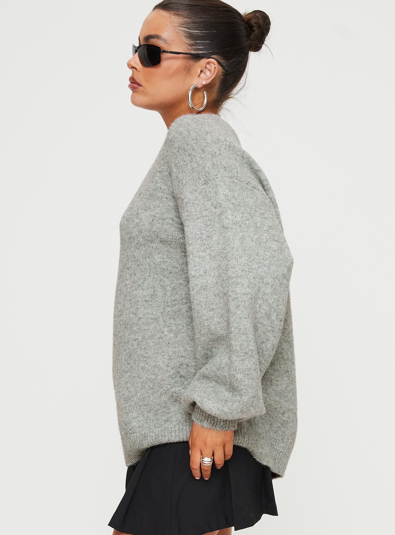 Ryanna Sweater Grey-Vipp Girl