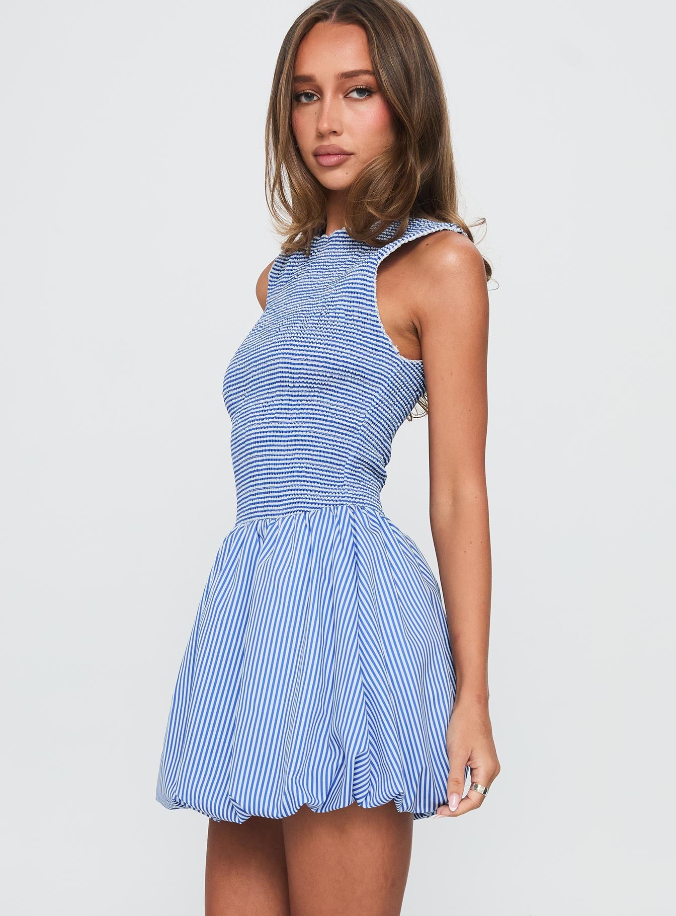 Narnie Mini Dress Blue-Vipp Girl