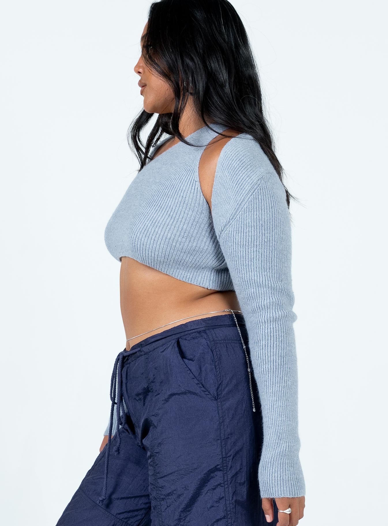 Natalee Sweater Blue-Vipp Girl