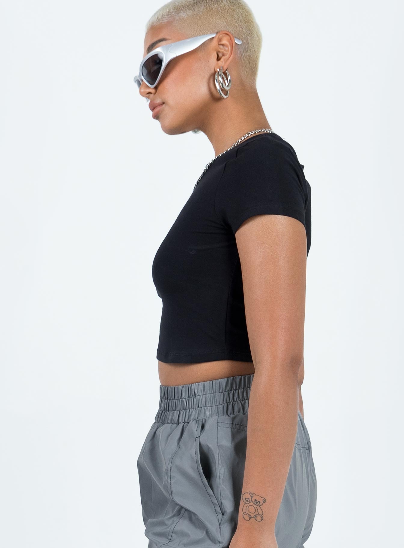 Cosmic Baby Tee Black-Vipp Girl