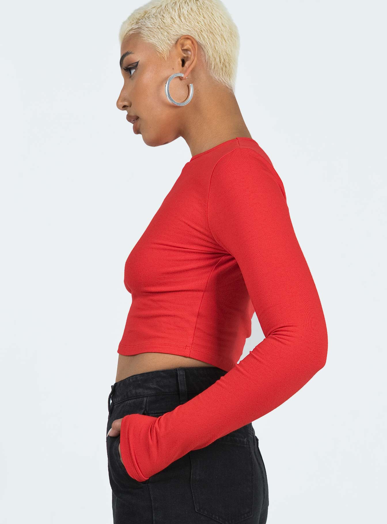 Love Bites Long Sleeve Top Red-Vipp Girl