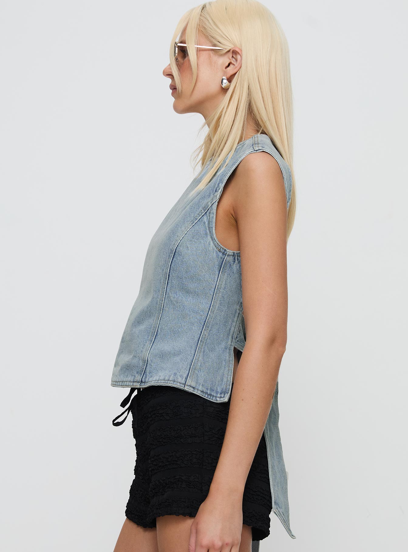 Countryside Top Classic Denim-Vipp Girl