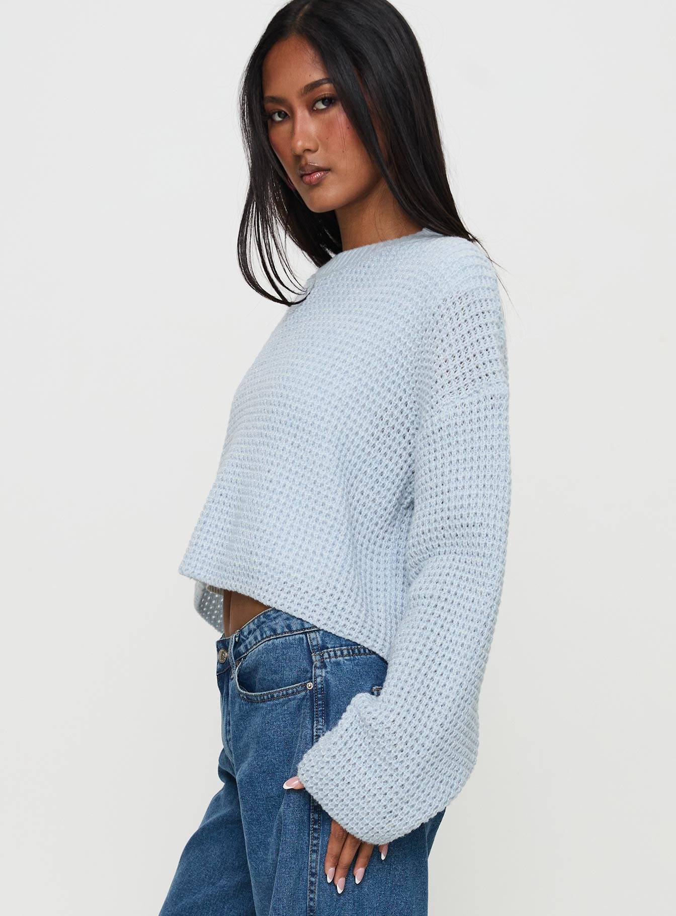 Elinda Knit Sweater Blue-Vipp Girl