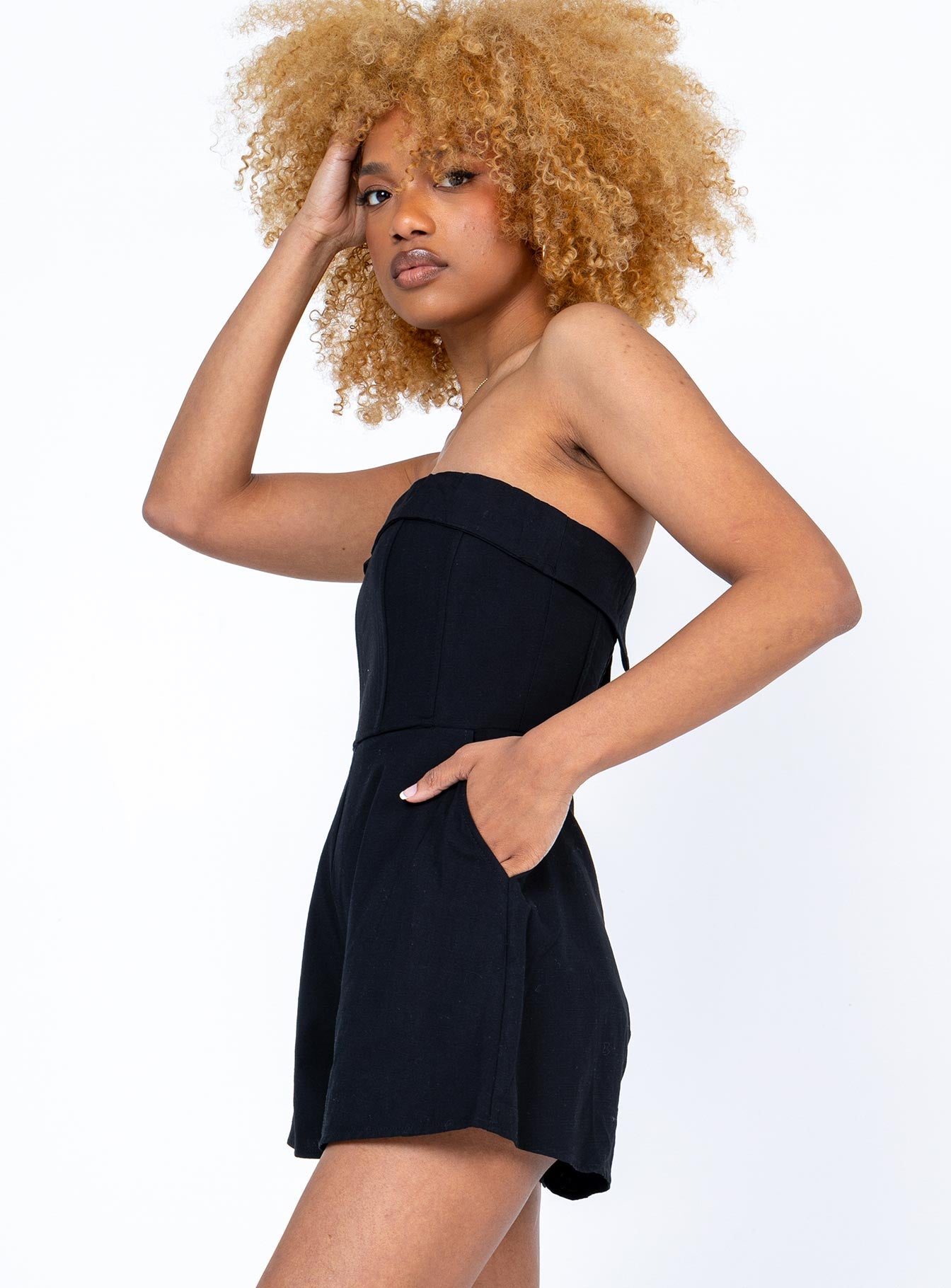 Gianna Romper Black-Vipp Girl