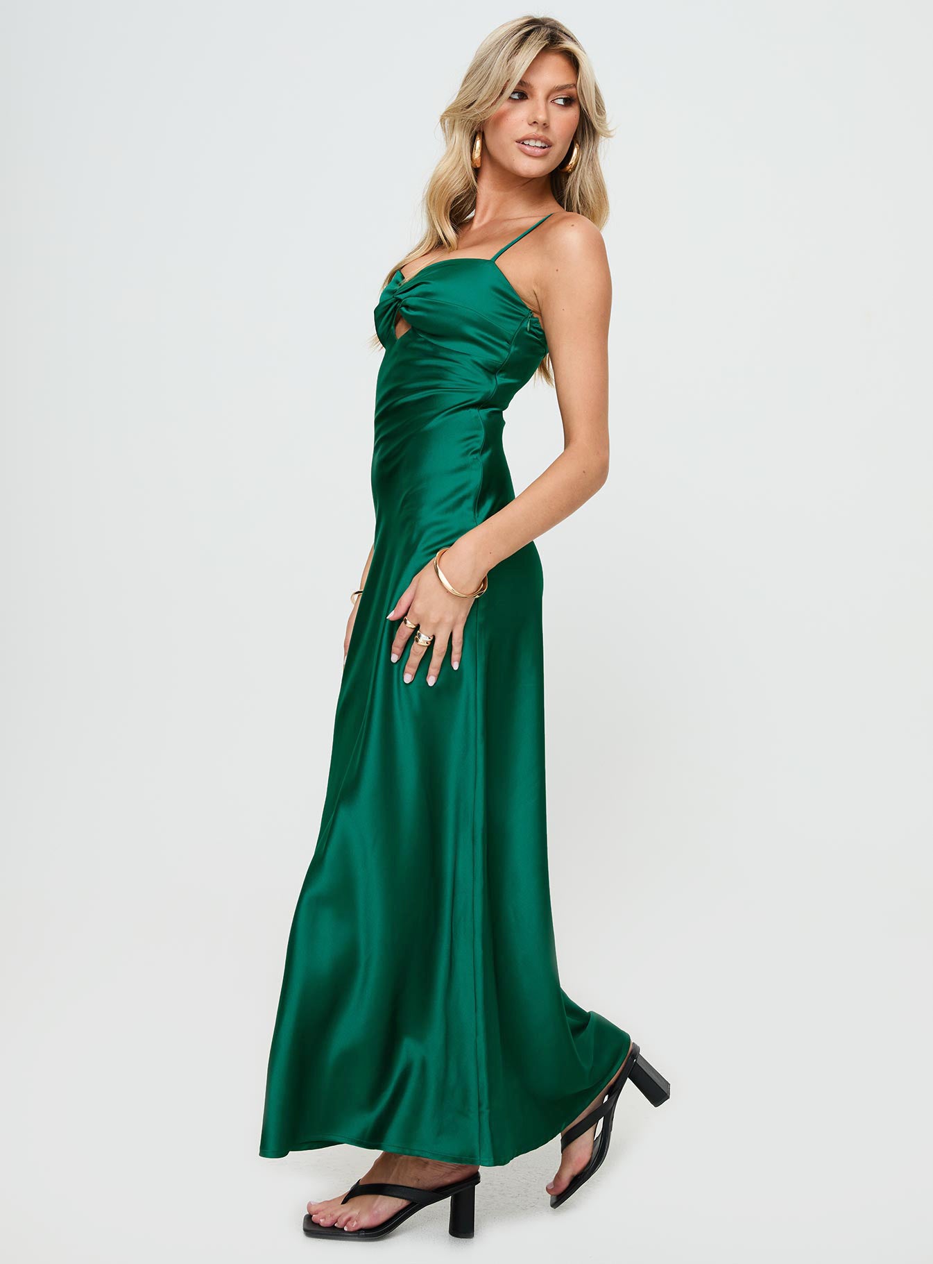 Blackthorn Maxi Dress Green-Vipp Girl