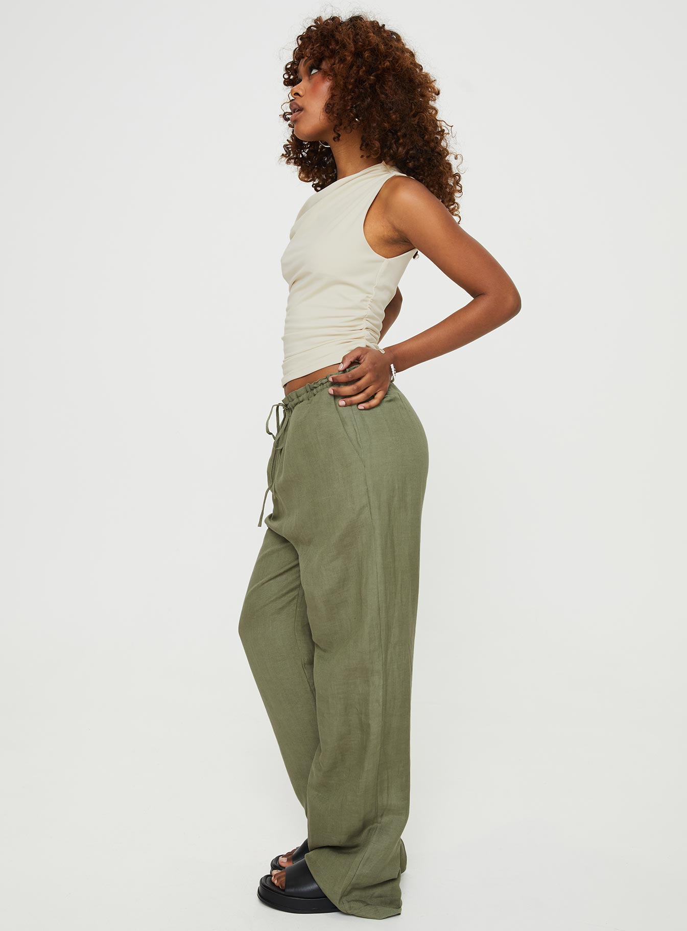 La Palma Pants Khaki-Vipp Girl
