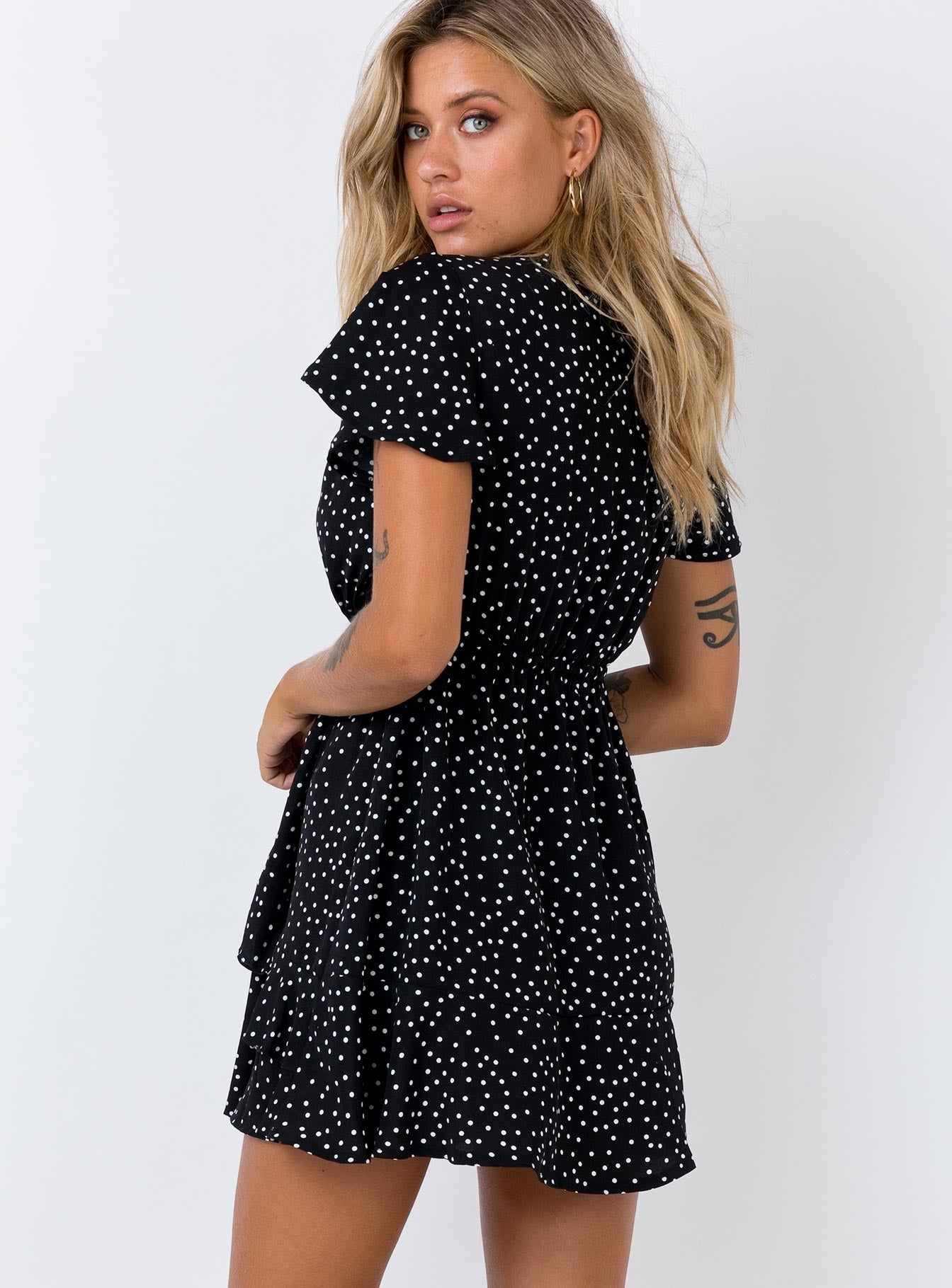 Bobbie Mini Dress Black-Vipp Girl