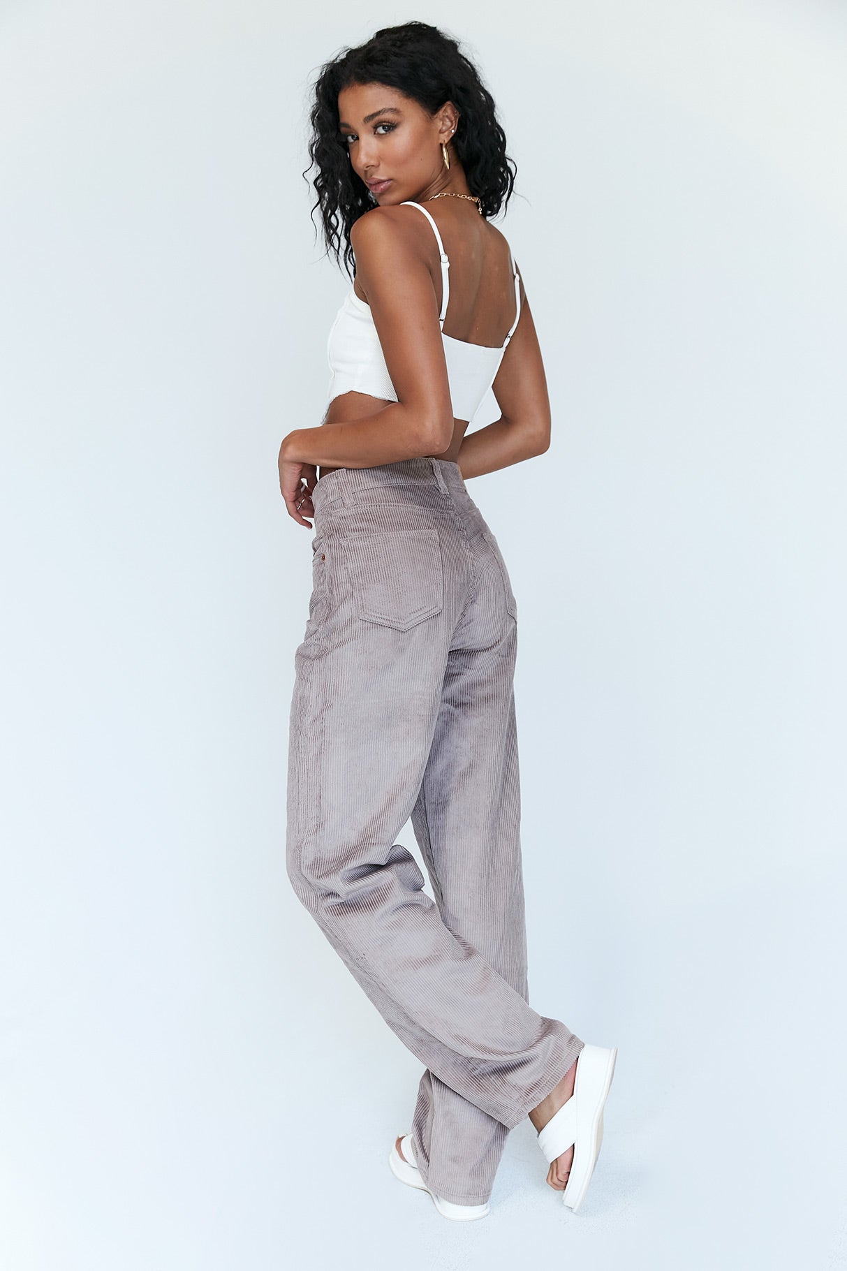 Motel Parallel Jeans Smoke Grey-Vipp Girl