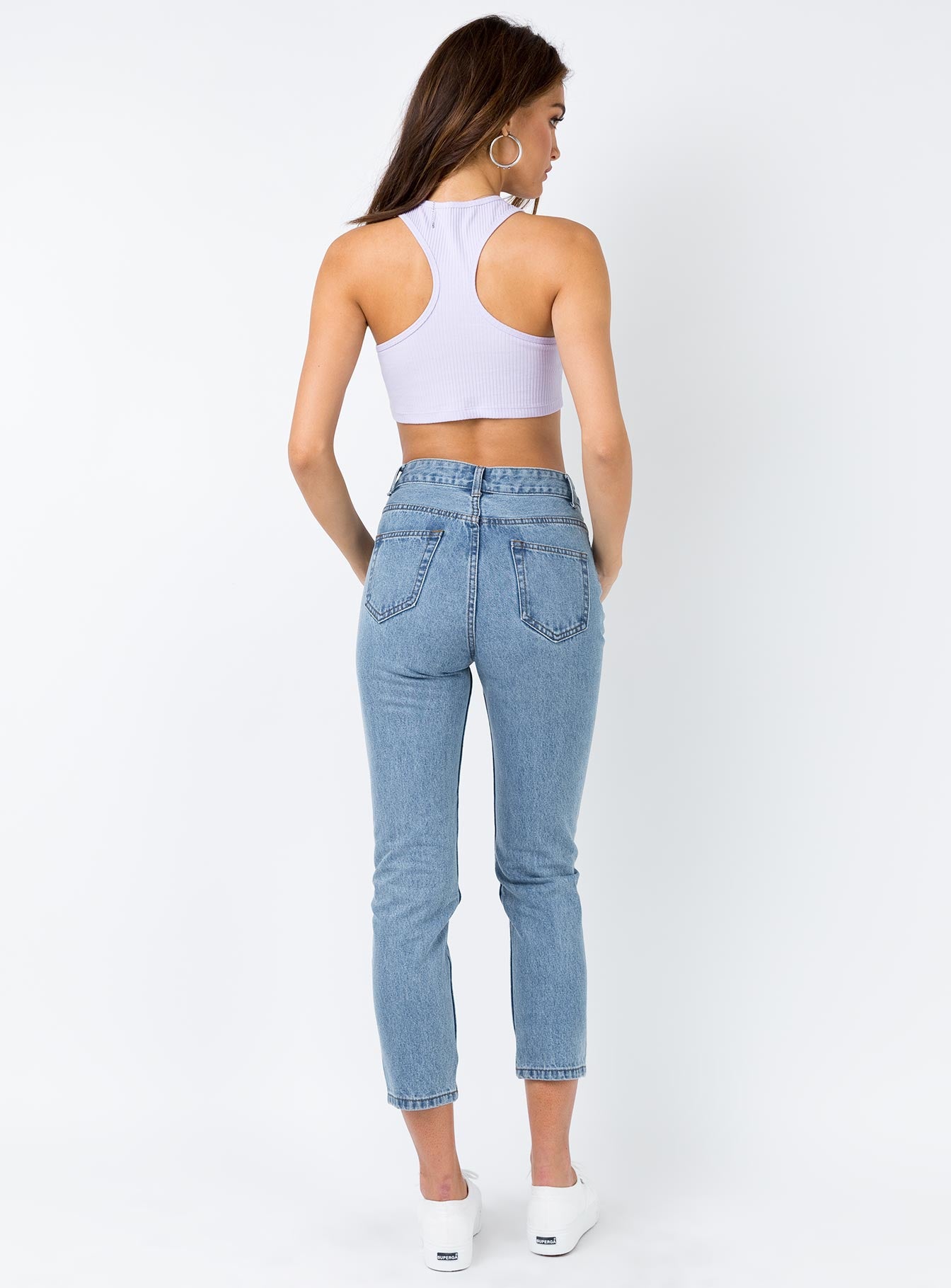 Gemini Mom Jeans Pale Blue-Vipp Girl