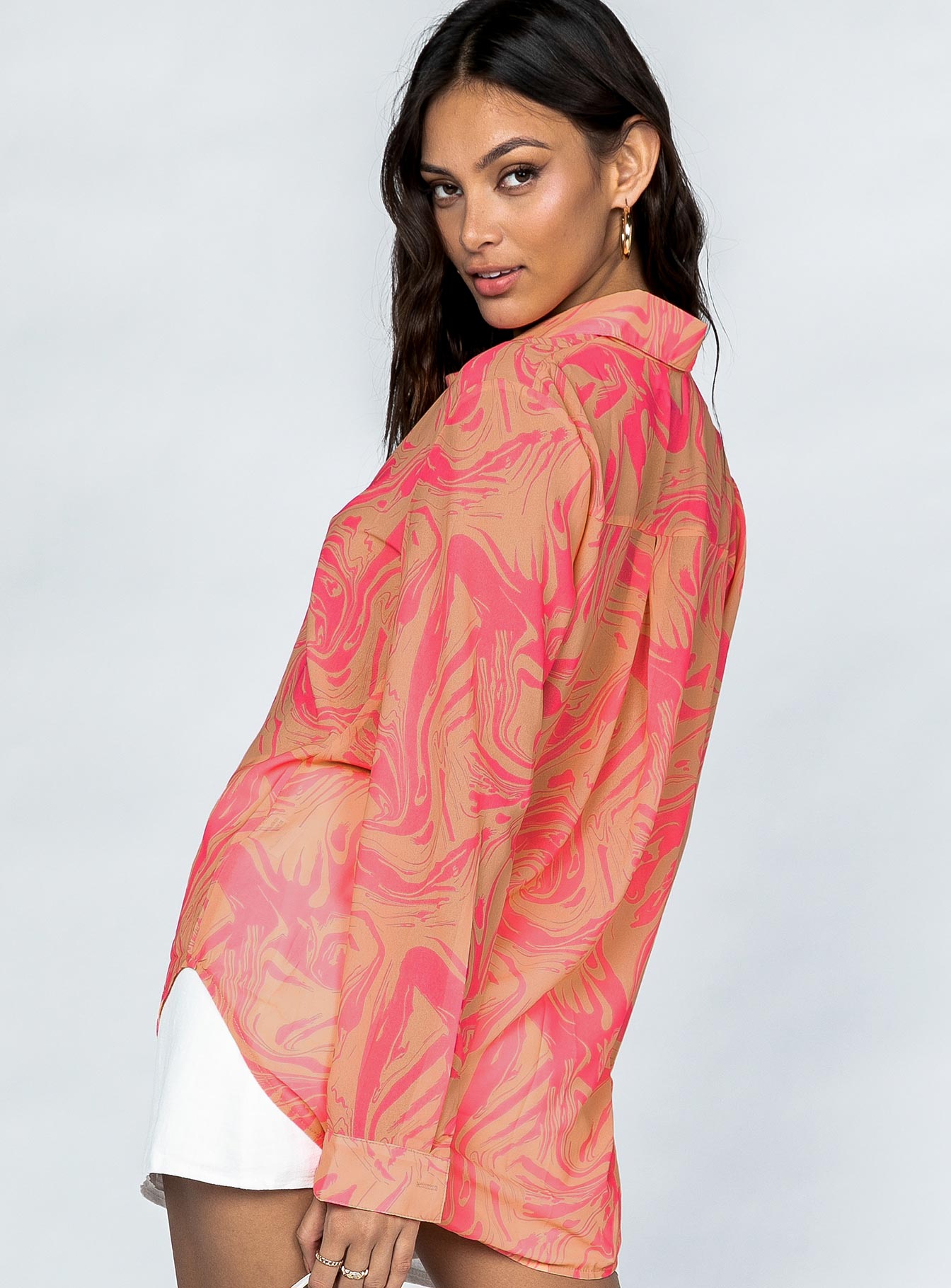 Marble Mae Shirt Multi-Vipp Girl