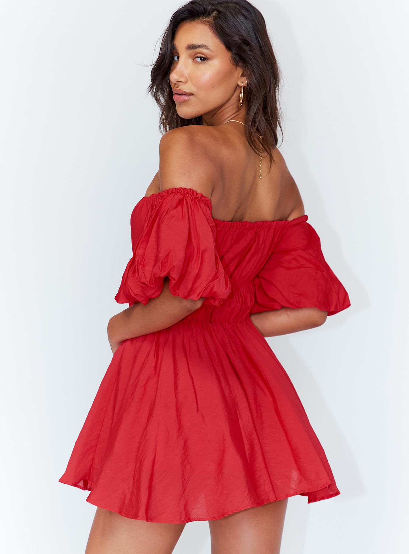 Halton Mini Dress Red-Vipp Girl