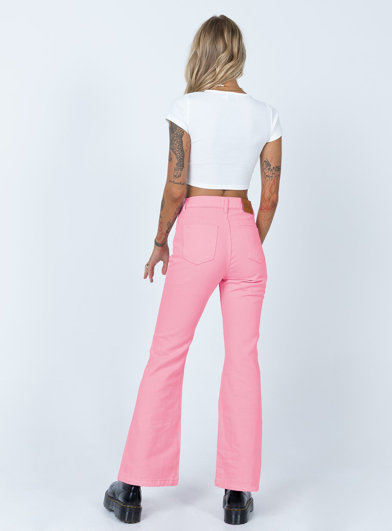 Cabarita Lounge Denim Jeans Pink-Vipp Girl