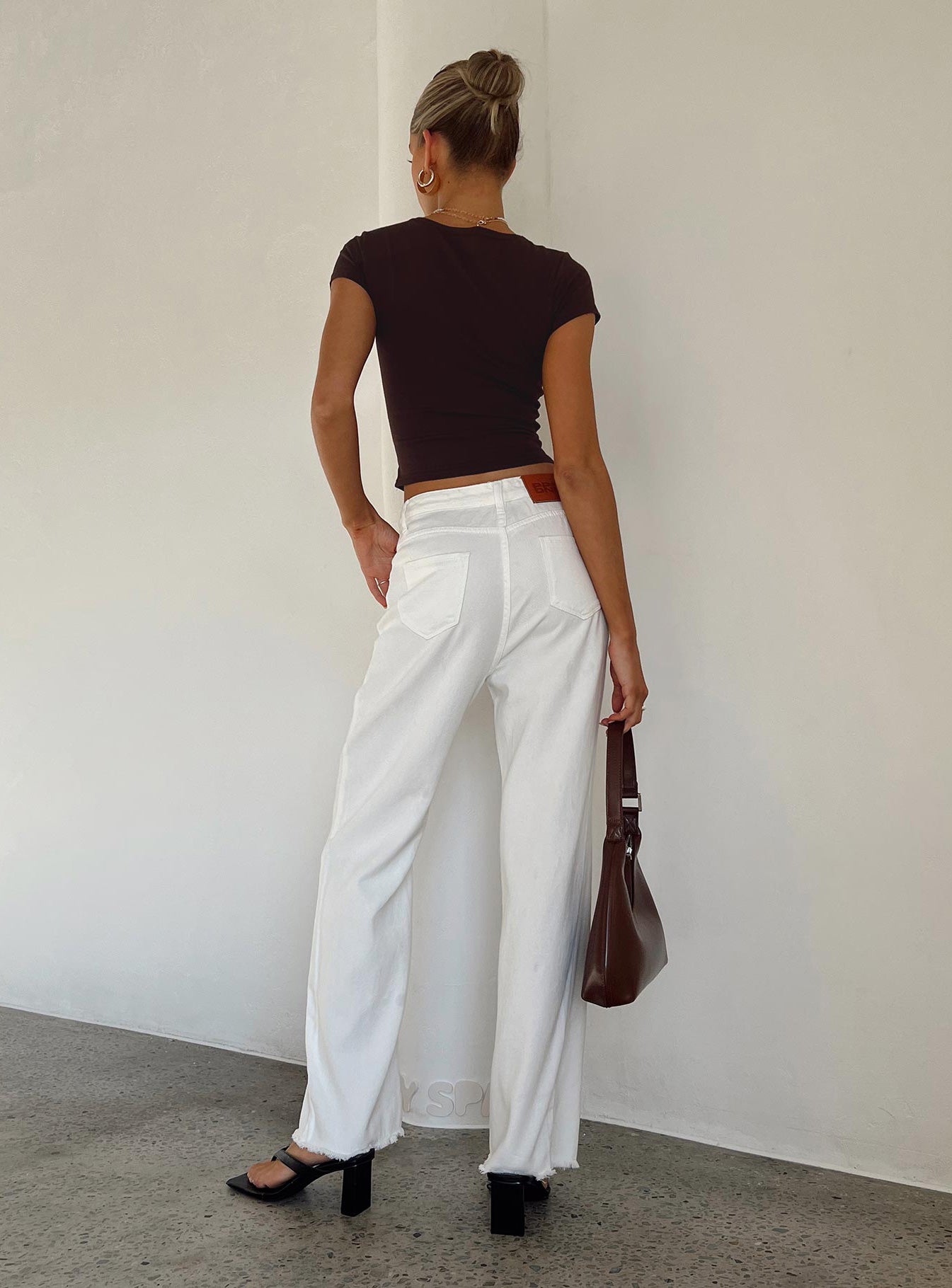 Kalinda Denim Jeans White-Vipp Girl