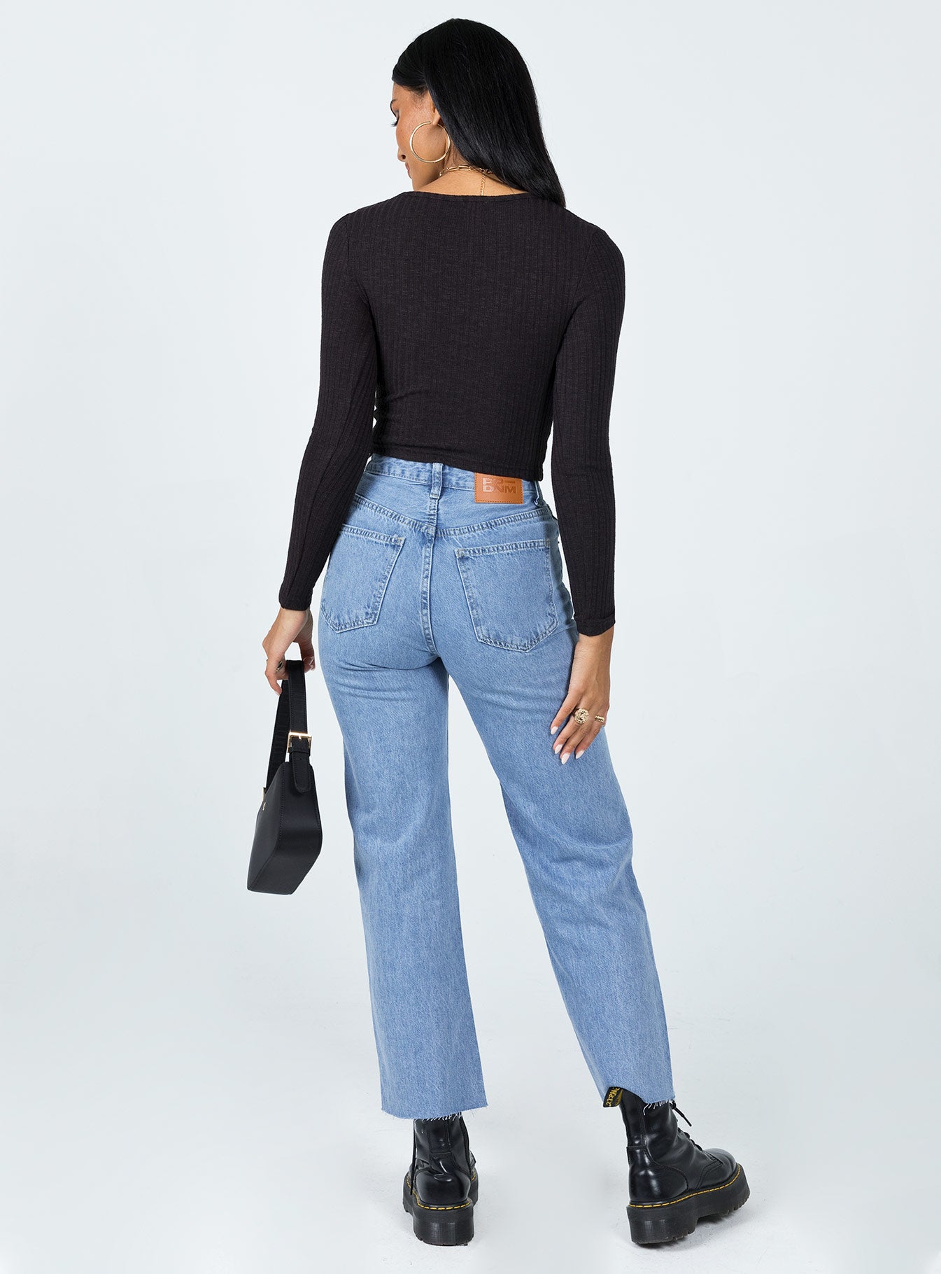 Damika Wide Leg Denim Jeans-Vipp Girl