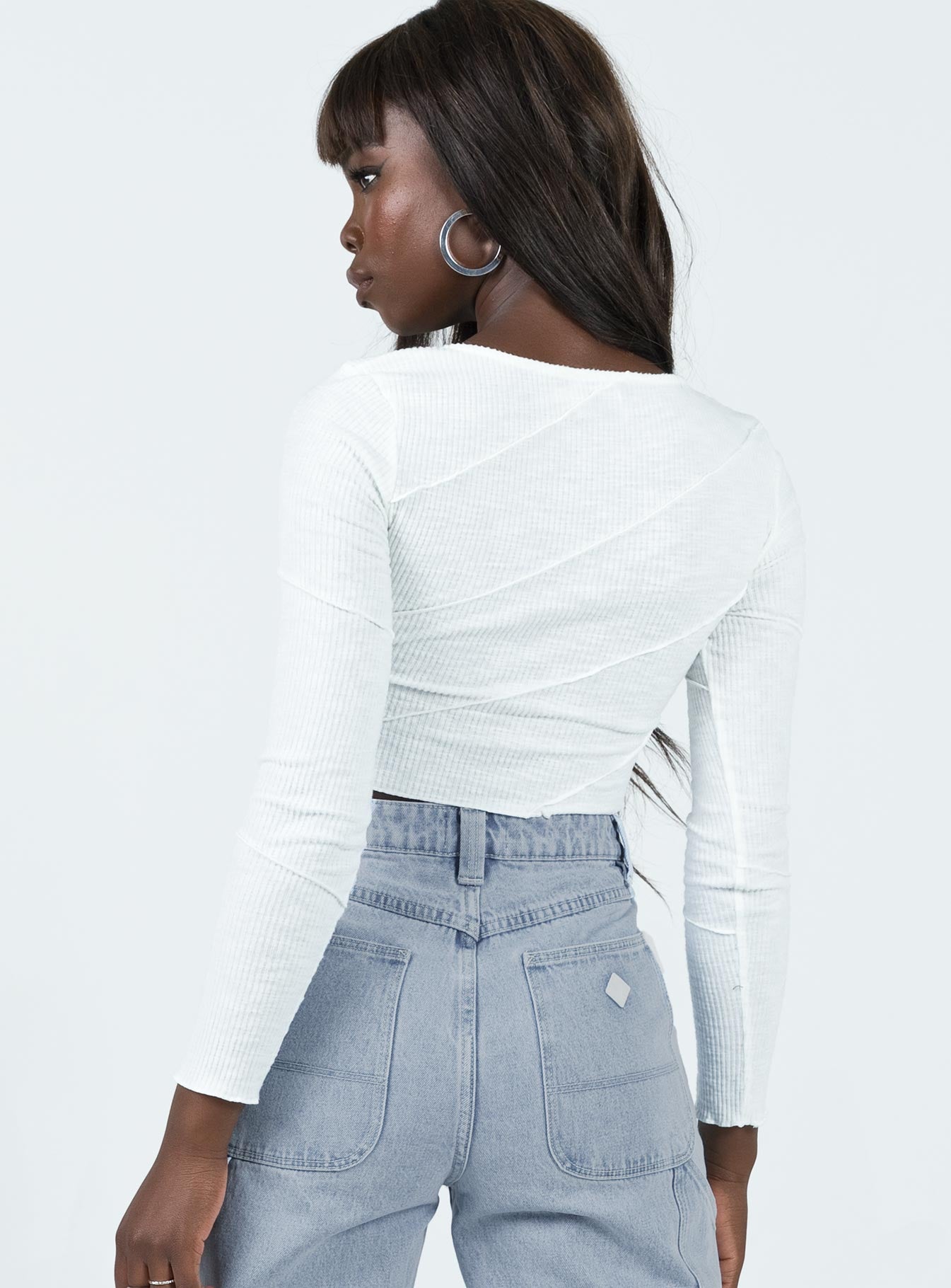 Rawson Long Sleeve Top White-Vipp Girl