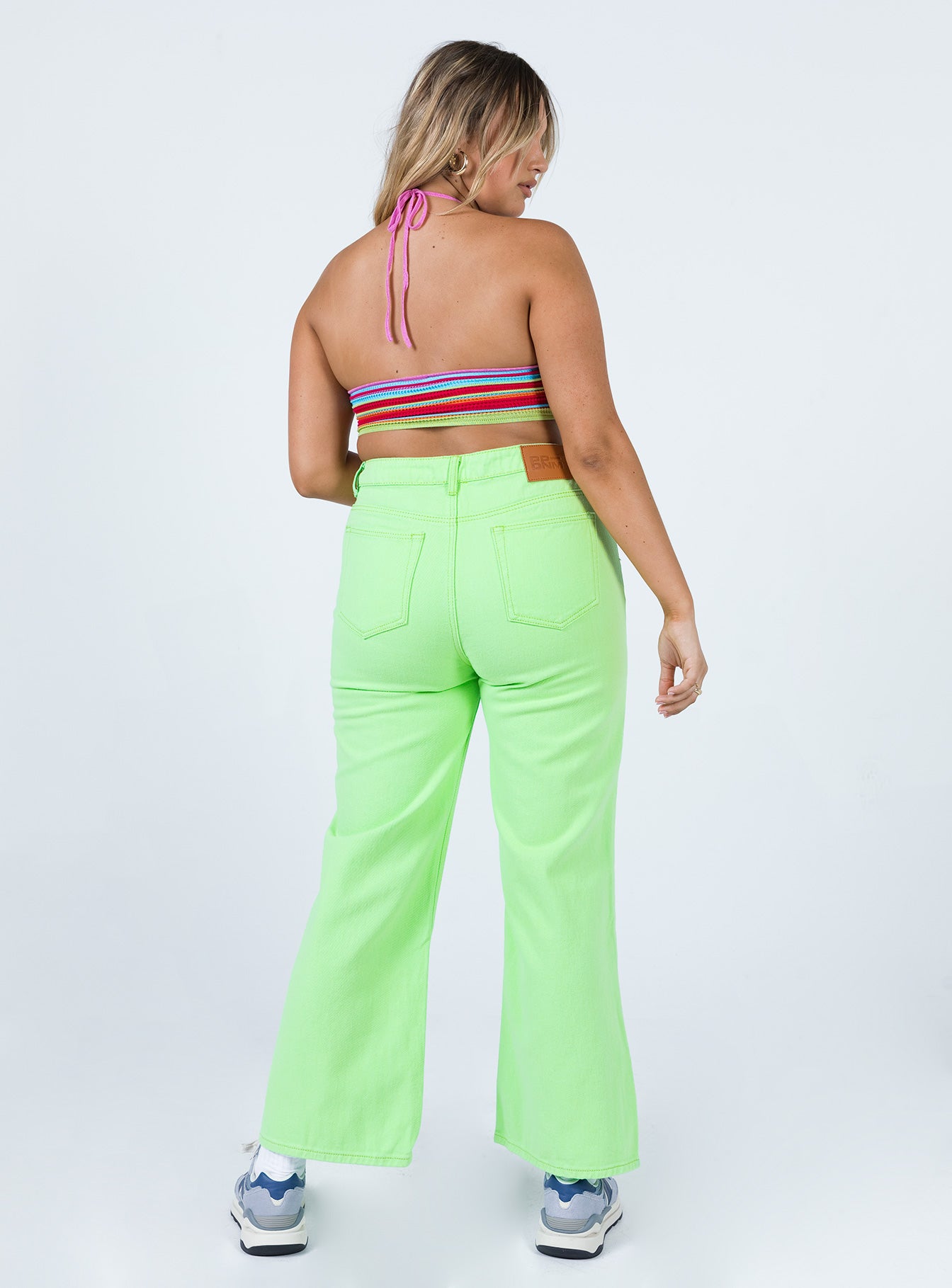 Denver Denim Jeans Lime Green-Vipp Girl