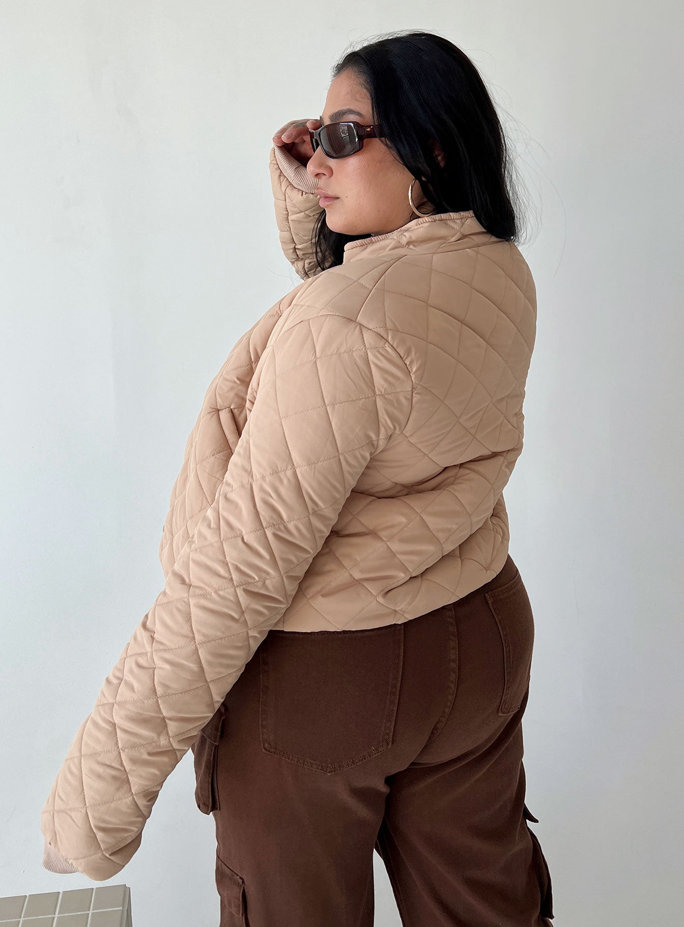 Lucia Jacket Beige Curve-Vipp Girl