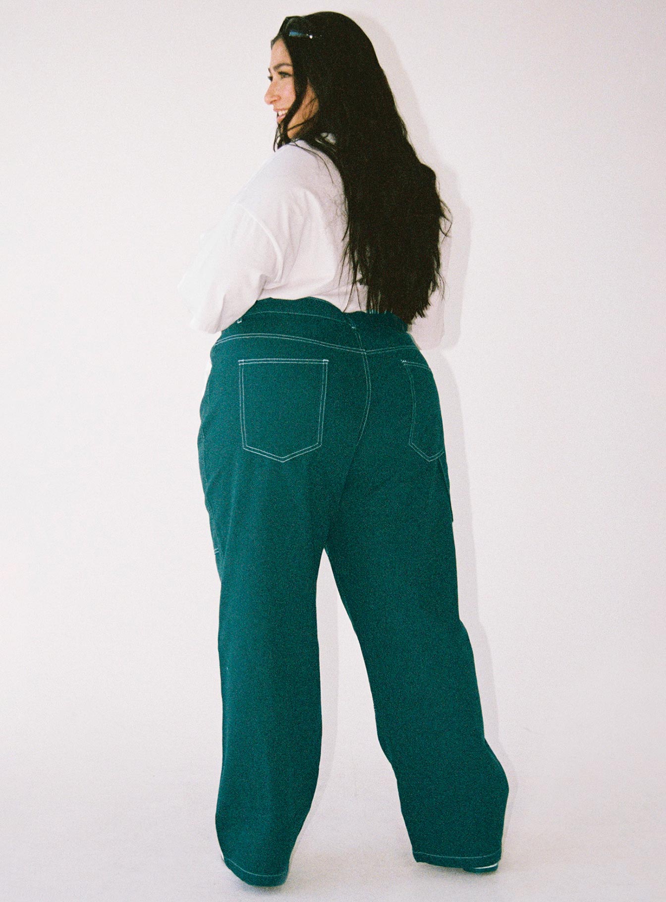 Copeland Jeans Green Curve-Vipp Girl