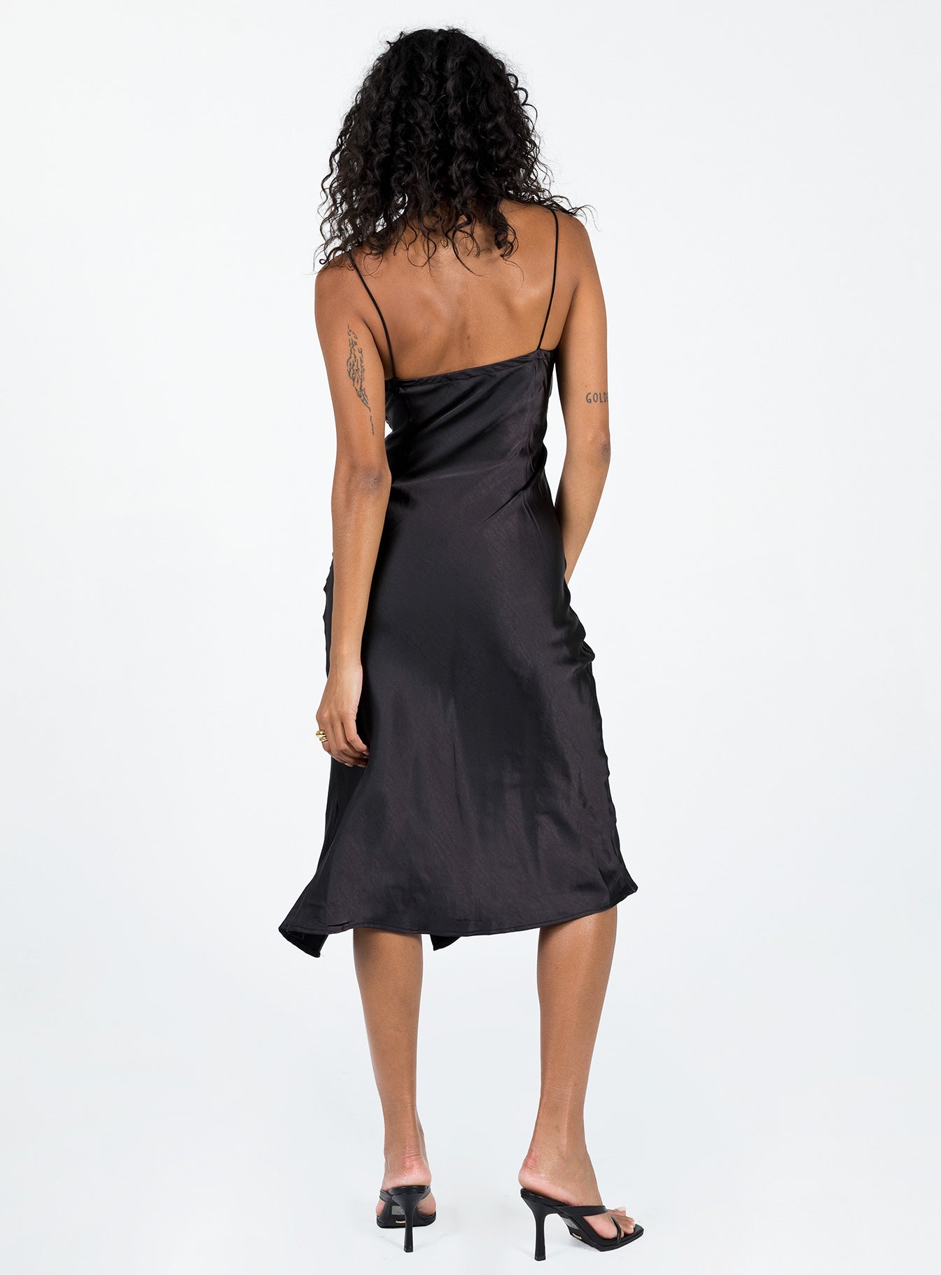 Marilyn Midi Dress Black-Vipp Girl