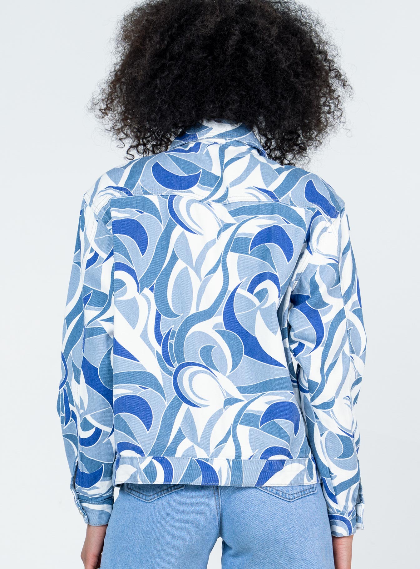 Callum Denim Jacket White-Vipp Girl