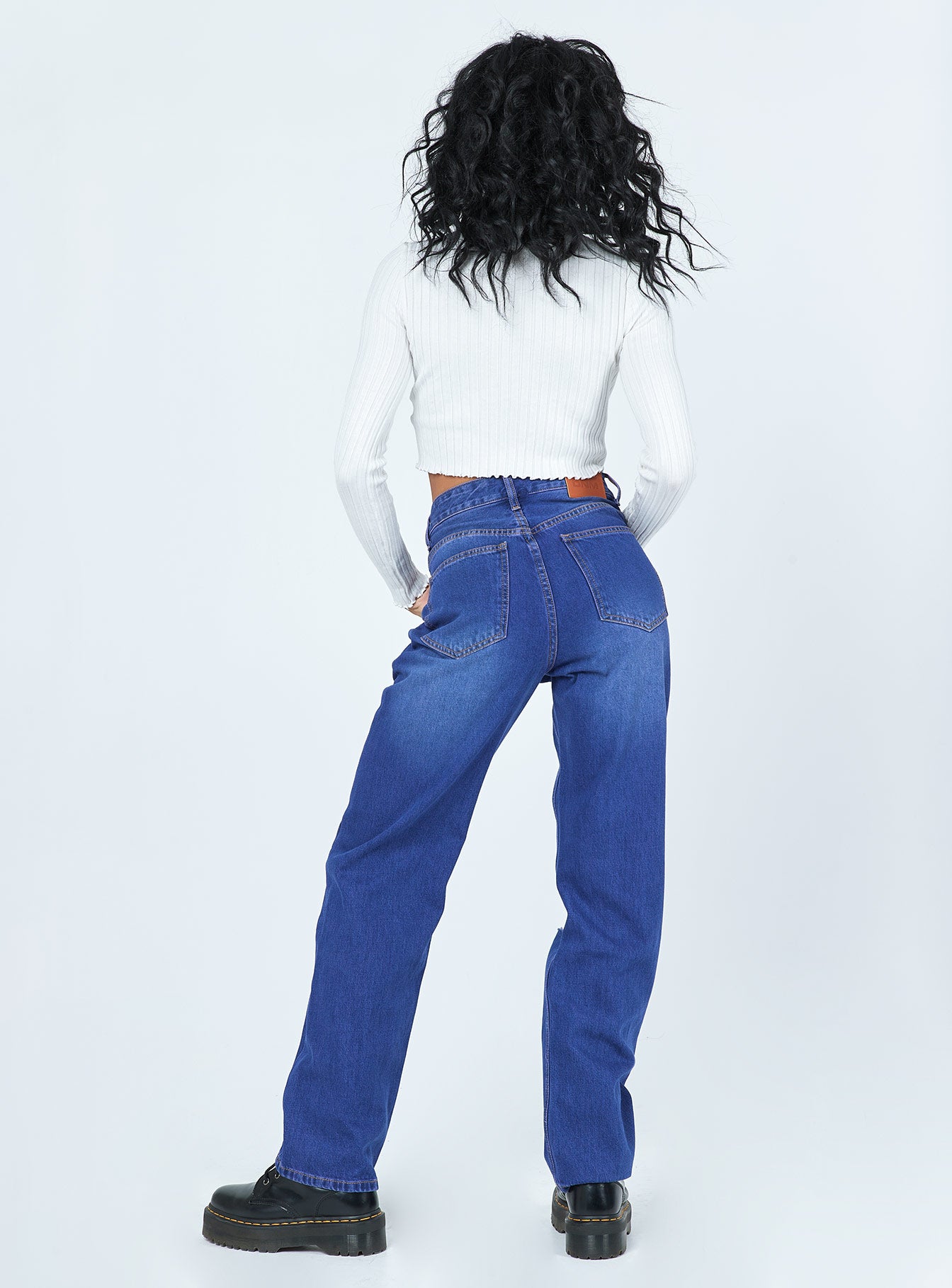 Dinant Cross Over Denim Jeans-Vipp Girl