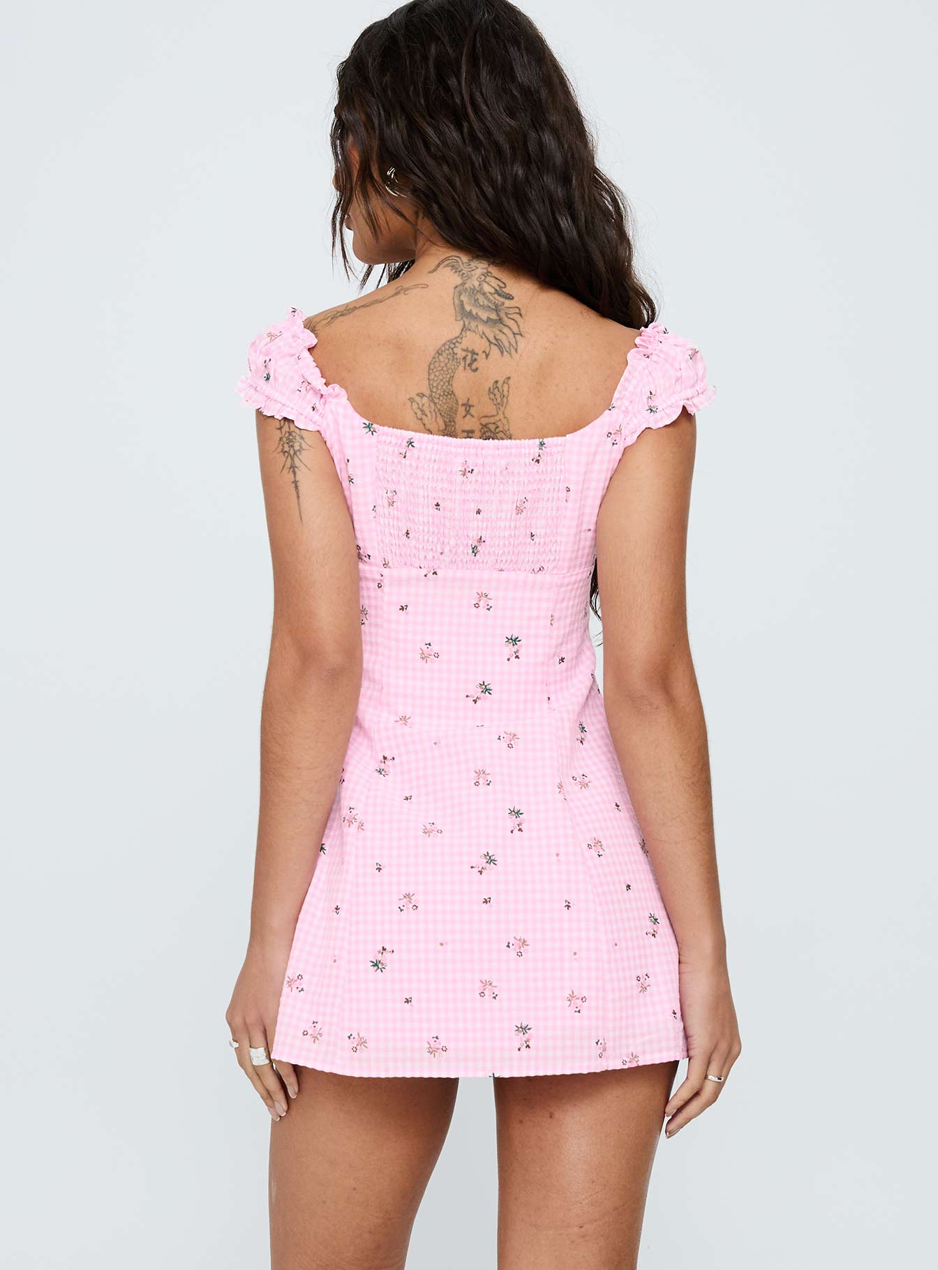 Freija Mini Dress Pink Multi-Vipp Girl