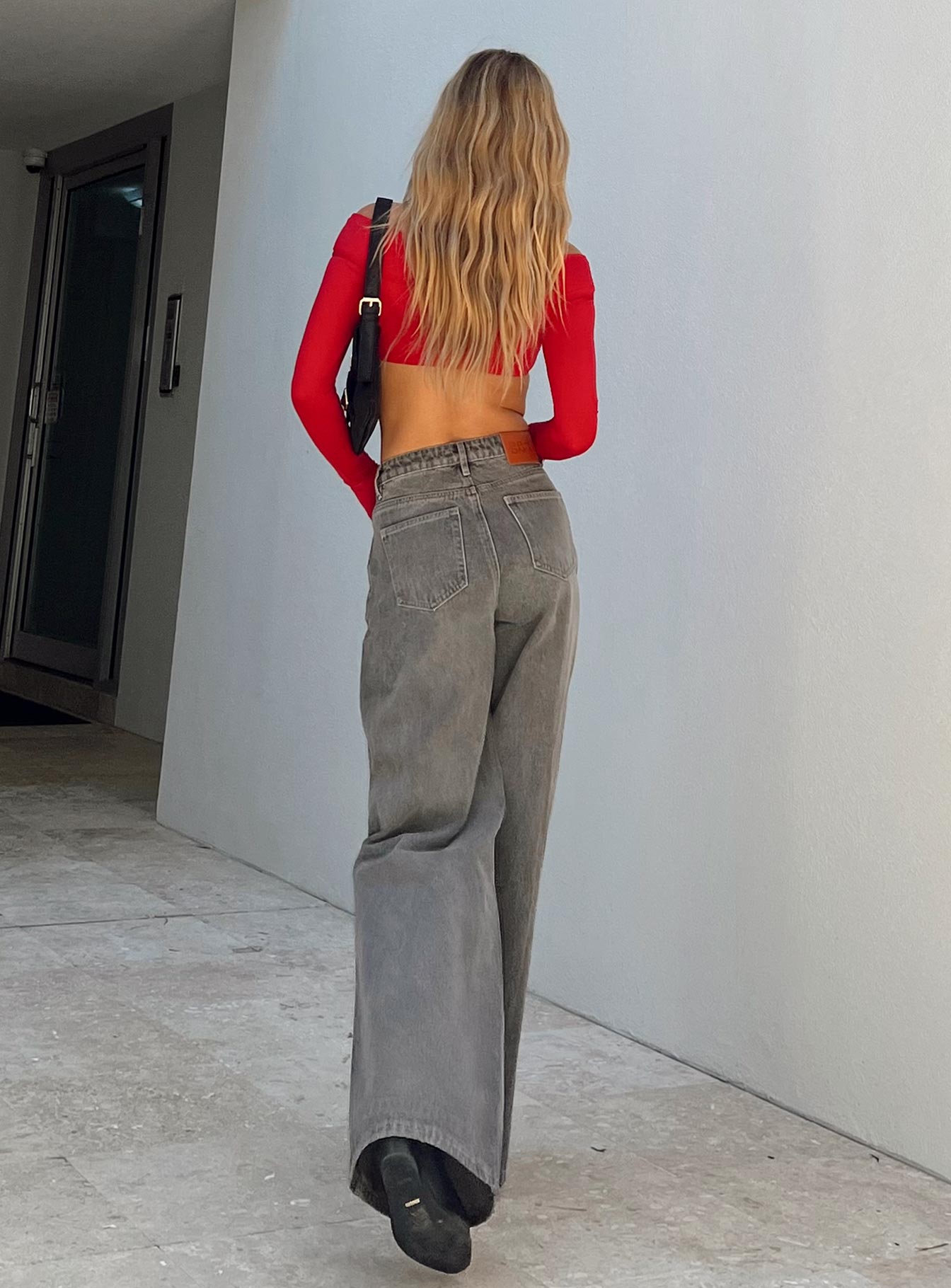 Dami Wide Leg Jeans Black-Vipp Girl