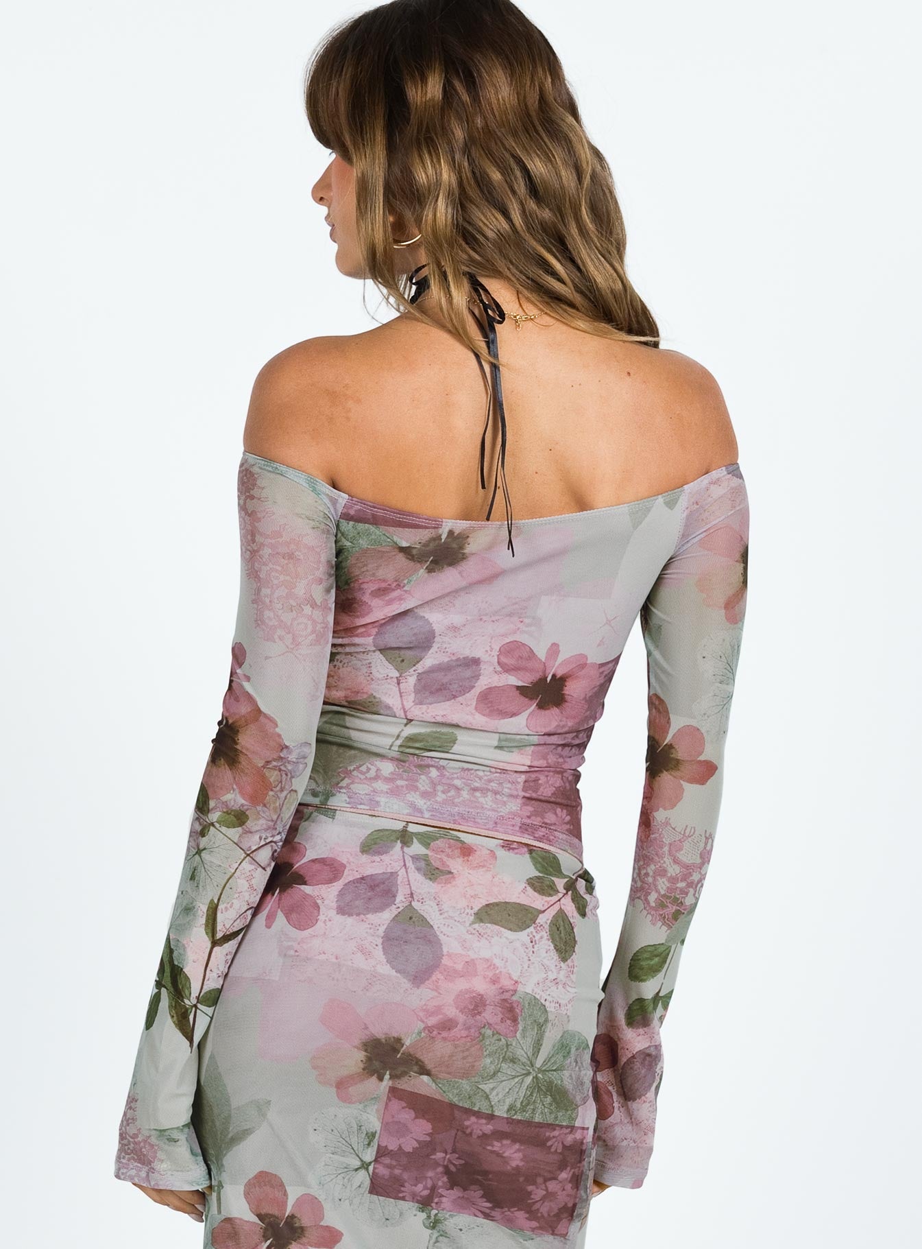 Neira Long Sleeve Top Mesh Multi-Vipp Girl