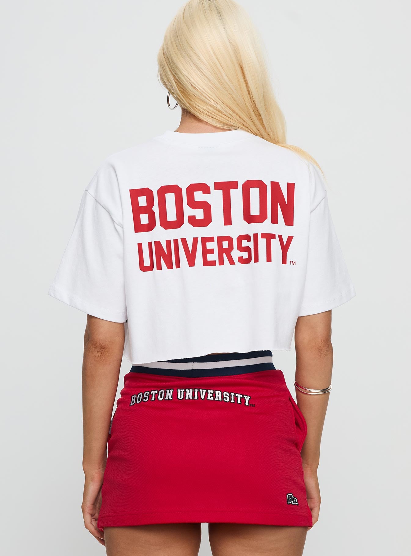 Boston University Track Top White-Vipp Girl