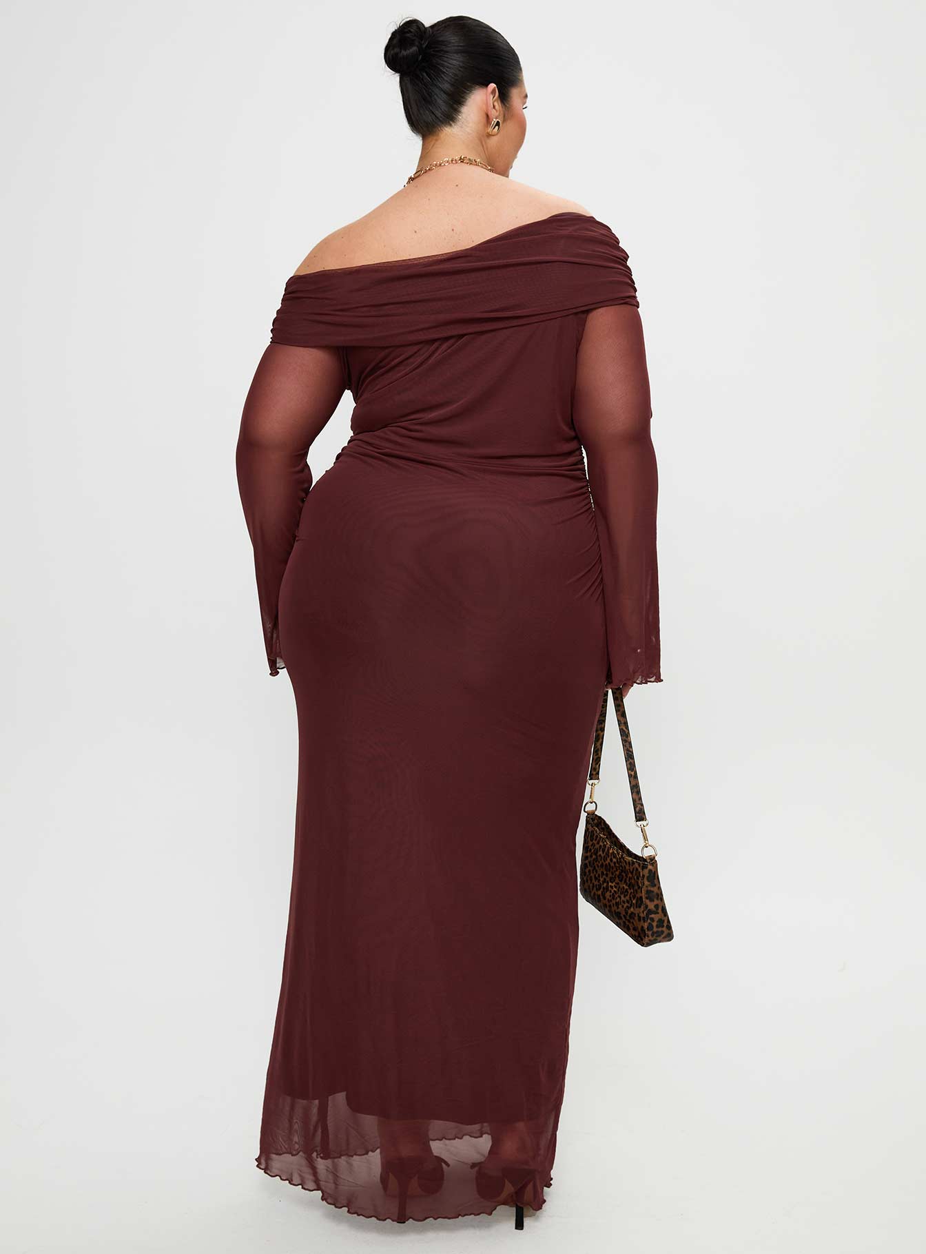 Consideration Maxi Dress Chocolate Curve-Vipp Girl