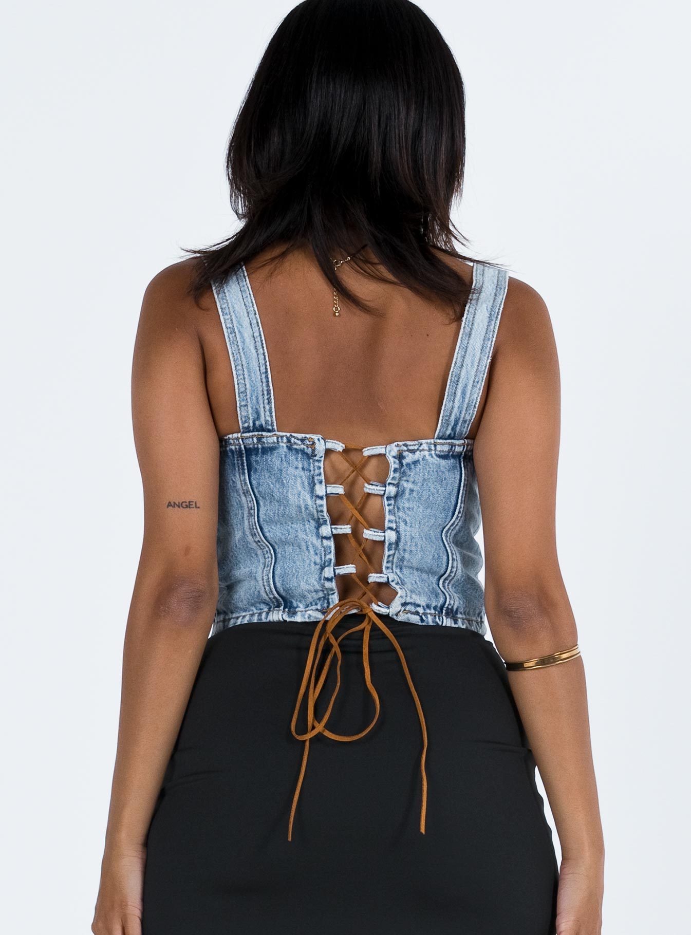 Coulter Corset Denim-Vipp Girl
