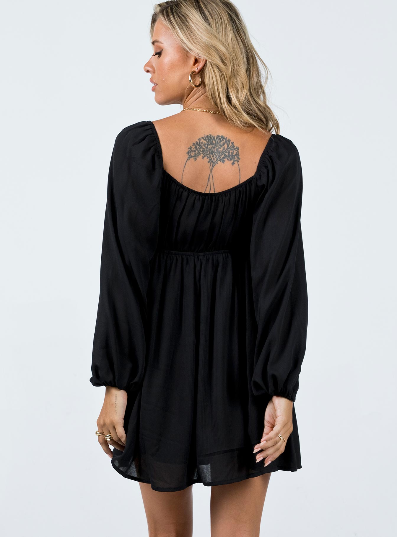 Bettie Mini Dress Black-Vipp Girl