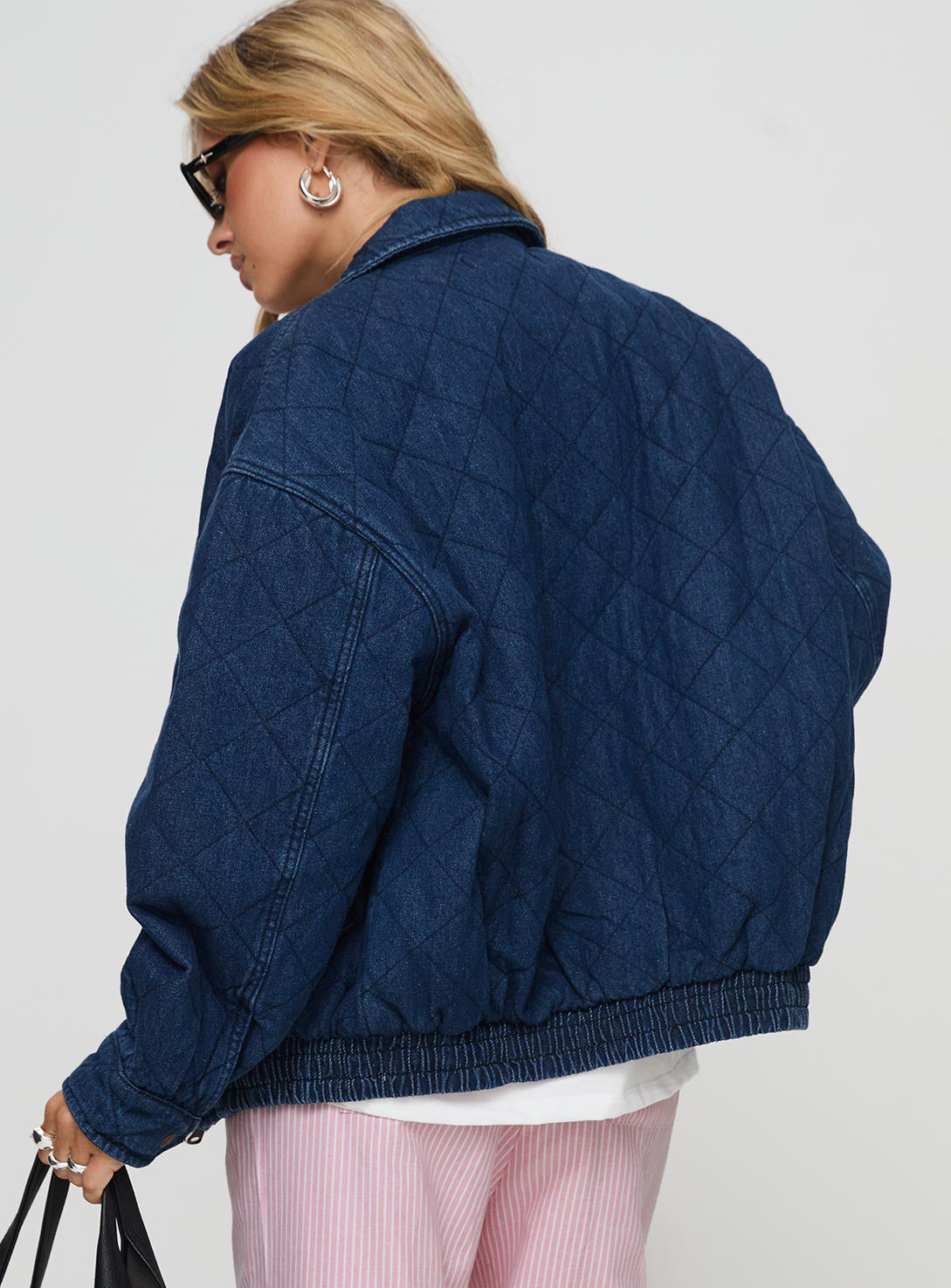 Kenny Bomber Jacket Dark Denim-Vipp Girl