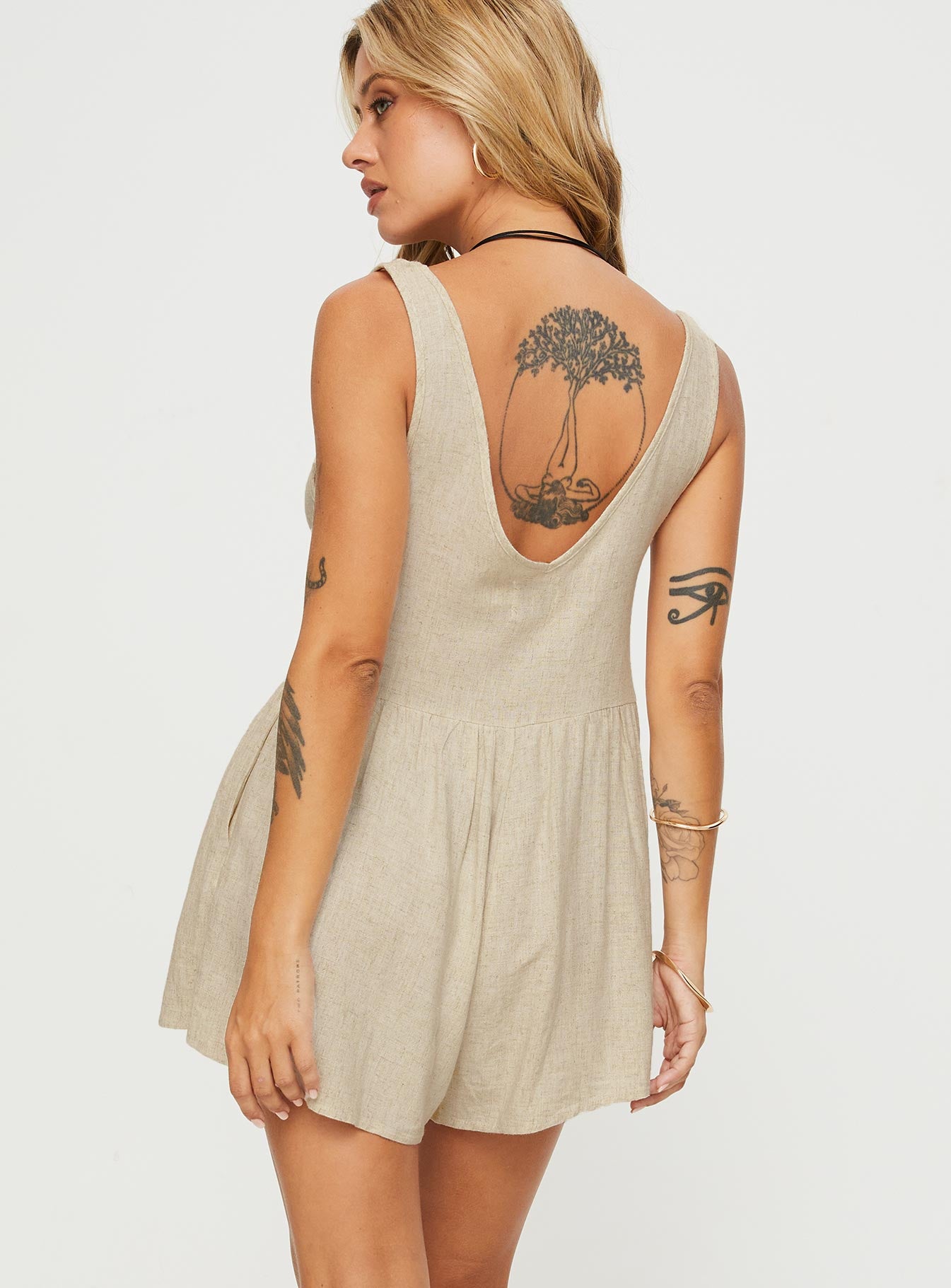 Mackellar Romper Beige-Vipp Girl