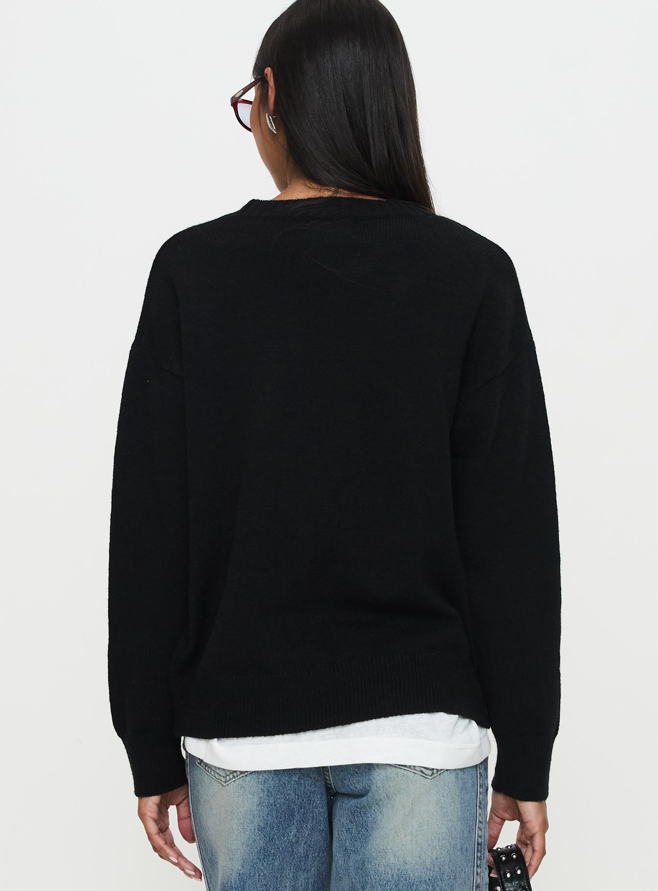 My Dear Knit Sweater Black-Vipp Girl