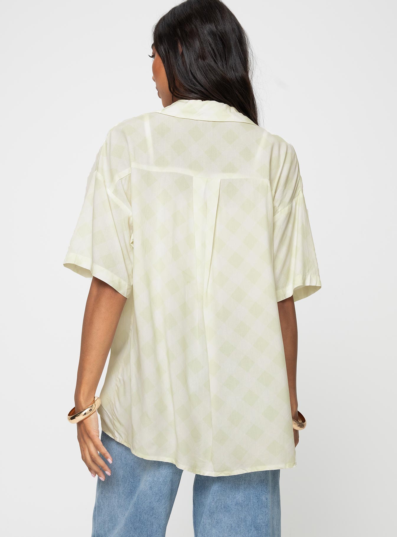 Caraliia Shirt Green Check-Vipp Girl