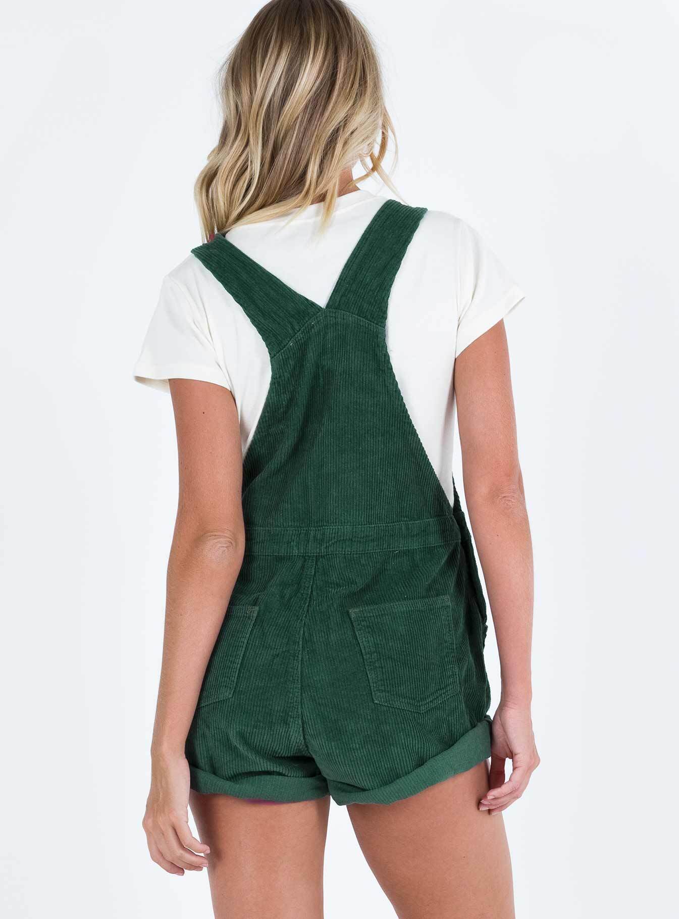 Kacey Short Overalls Khaki Tall-Vipp Girl