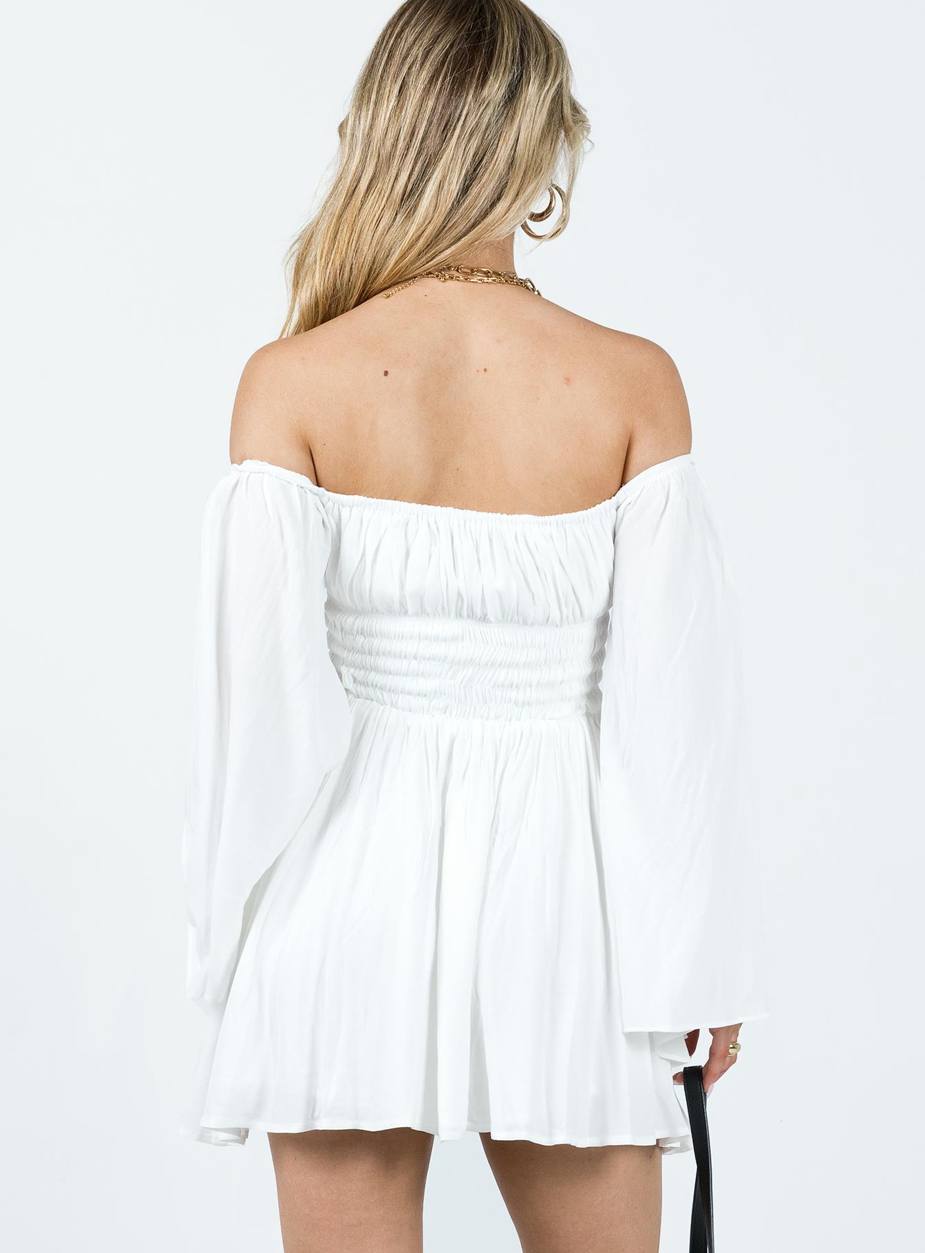 Halle Mini Dress White-Vipp Girl