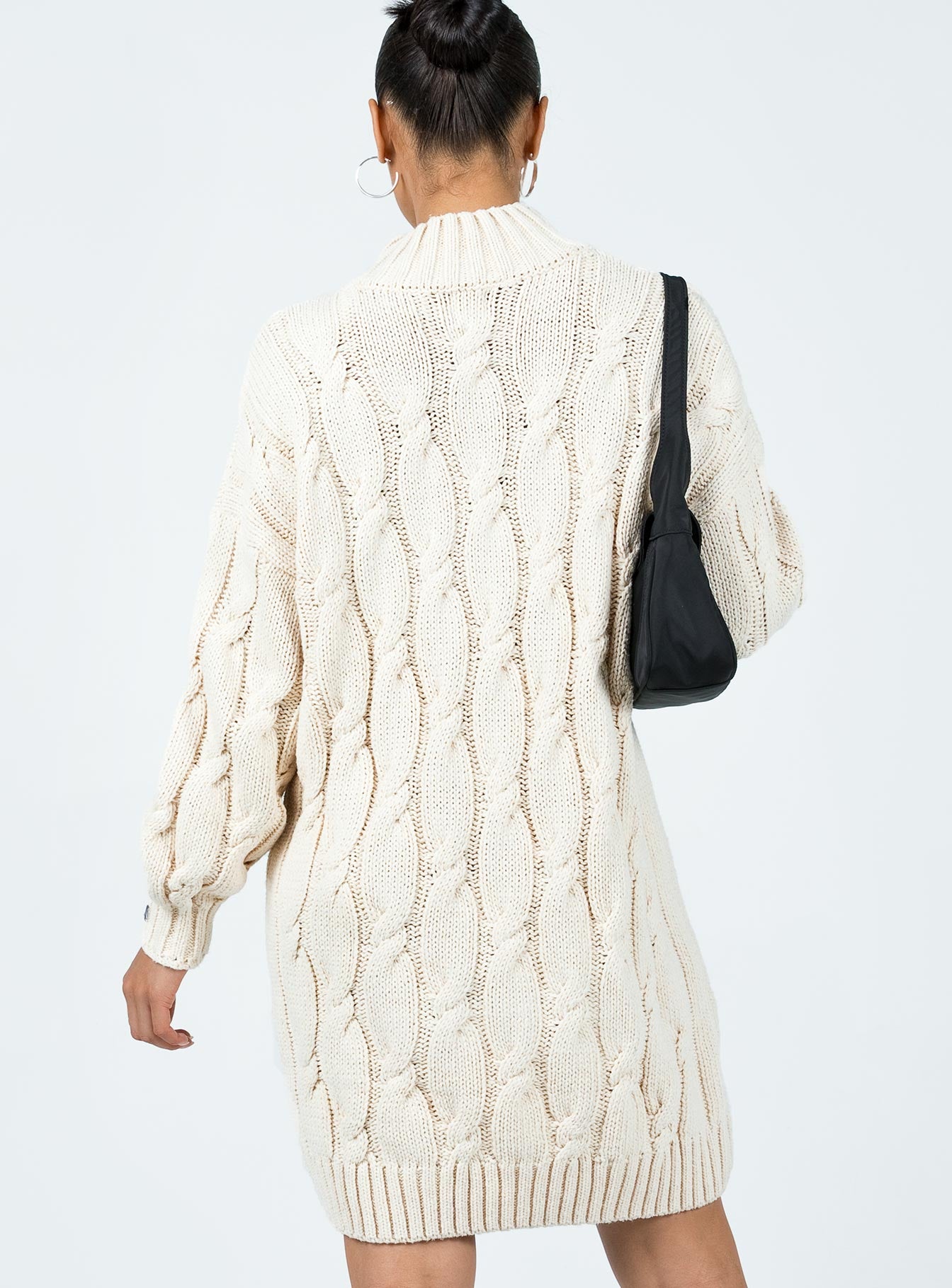 Corthay Sweater Mini Dress Cream-Vipp Girl